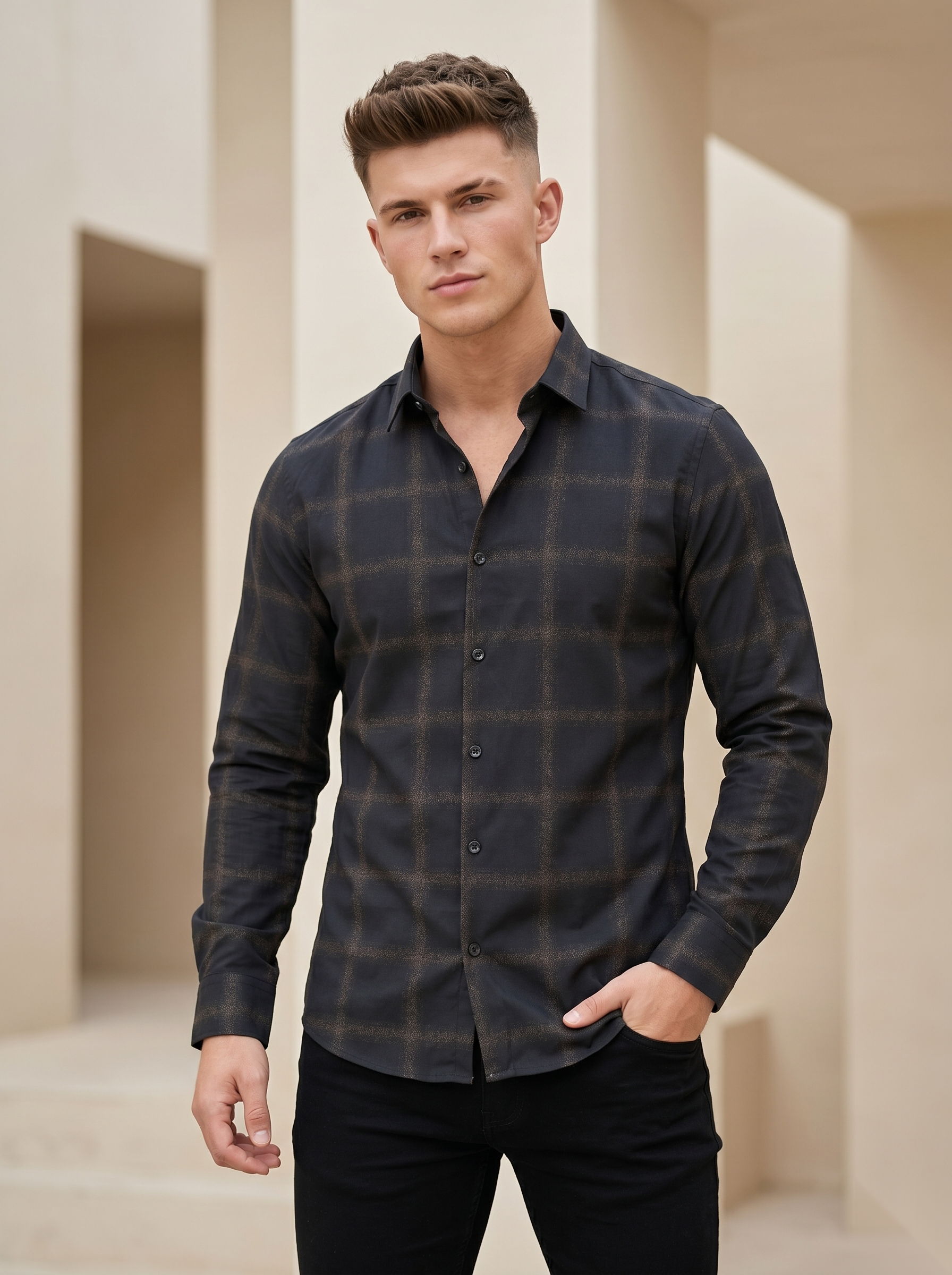 Urban Checked Full Sleeve Shirt