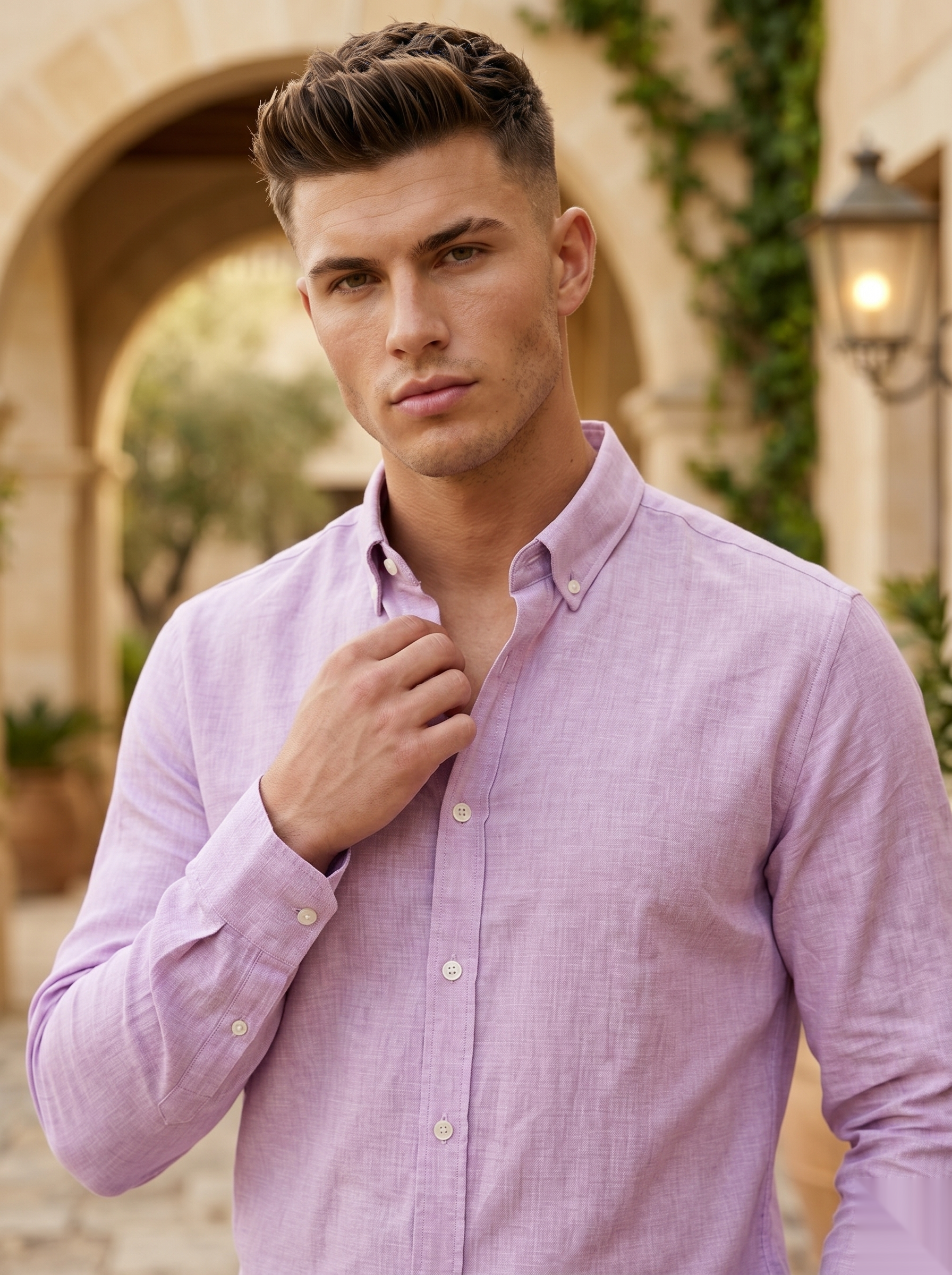 Linen-Blend Shirts