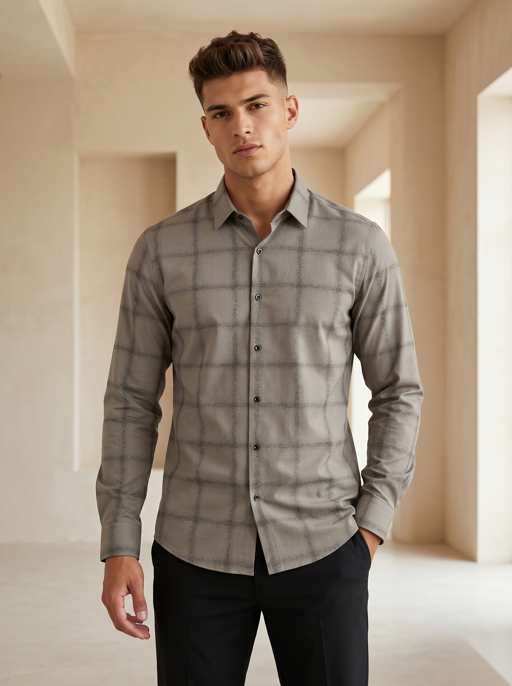 Urban Checked Full Sleeve Shirt