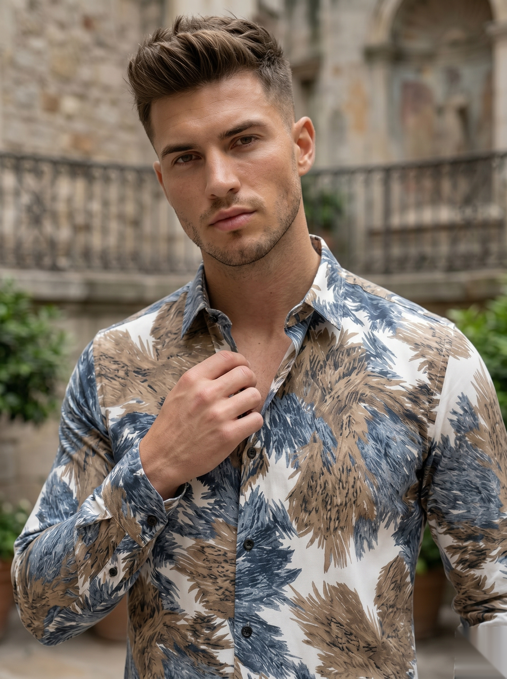 Viscose Printed Shirt - BSW