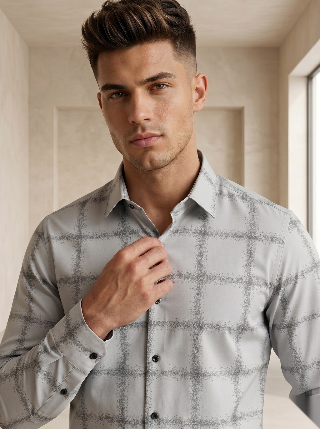 Urban Checked Full Sleeve Shirt