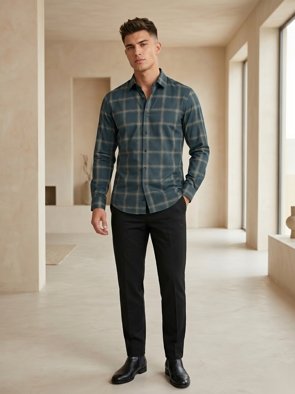 Urban Checked Full Sleeve Shirt