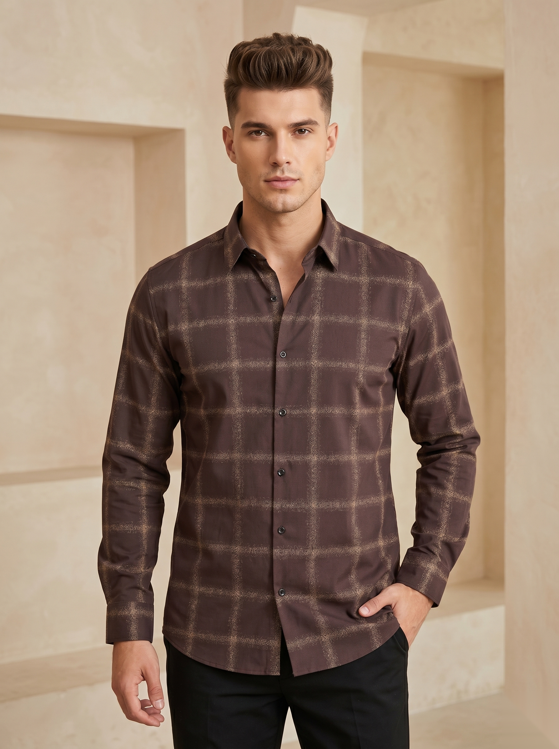 Urban Checked Full Sleeve Shirt