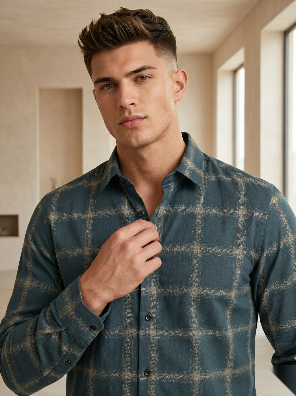 Urban Checked Full Sleeve Shirt