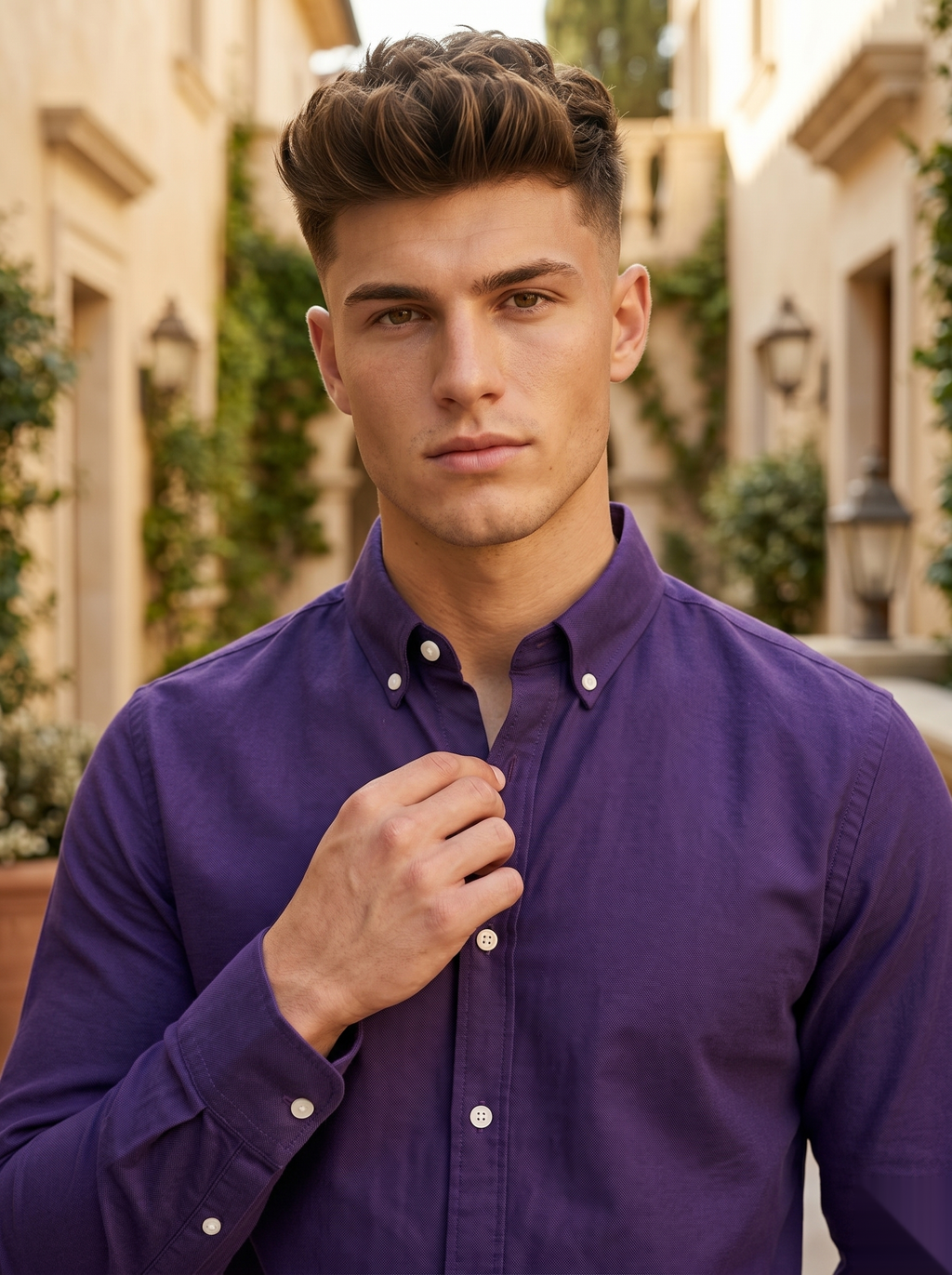 Linen-Blend Shirts