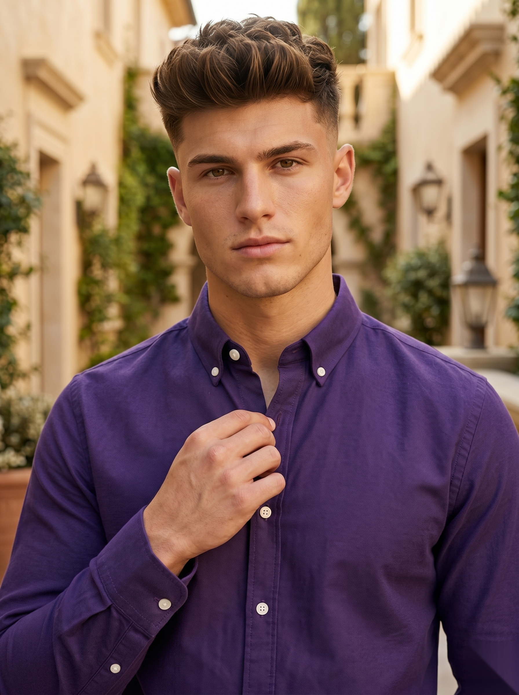 Linen-Blend Shirts