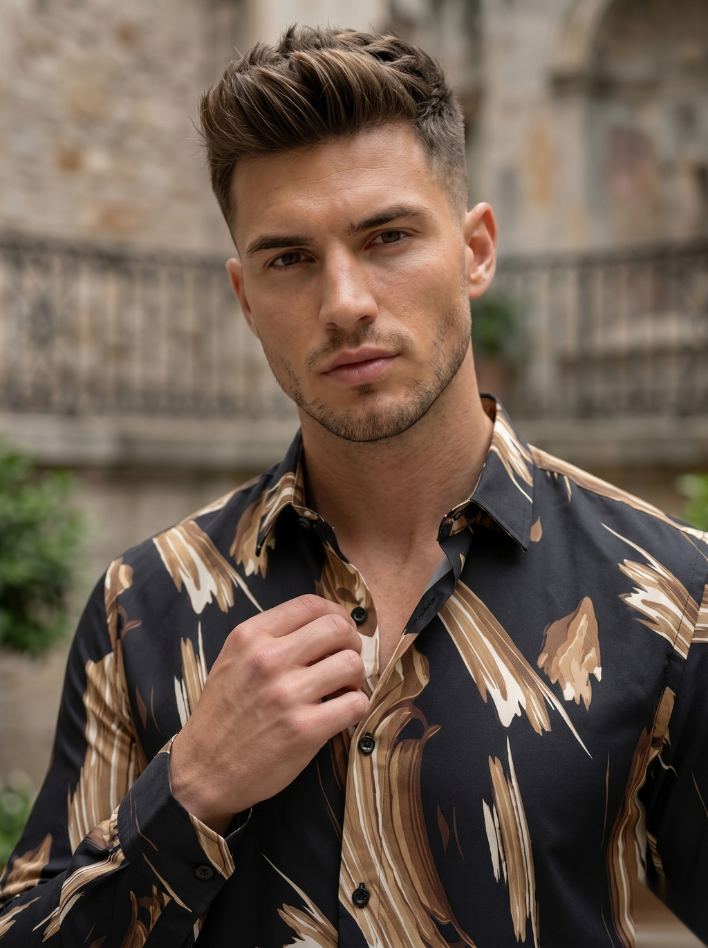 Viscose Printed Shirt - B&S
