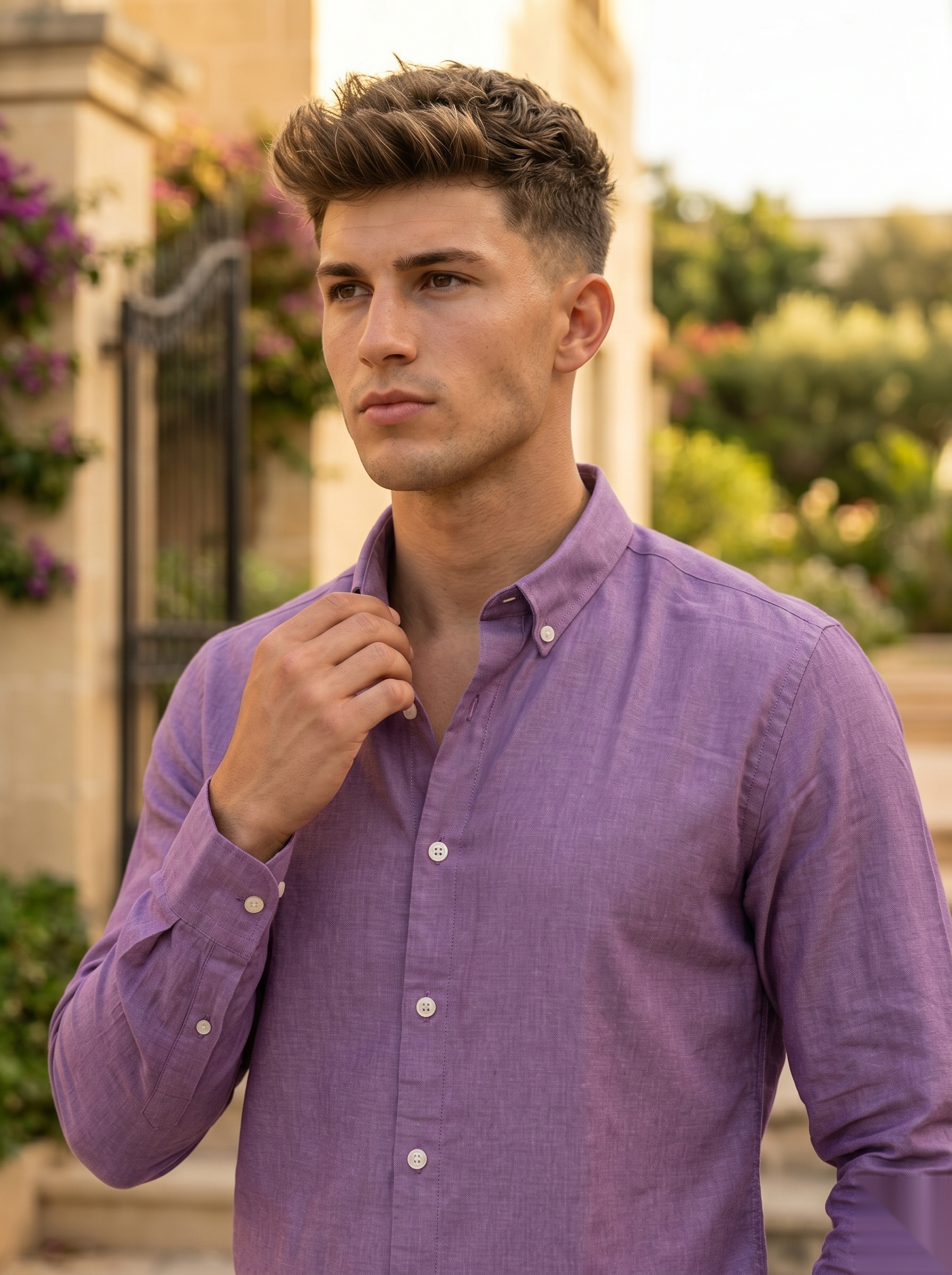 Linen-Blend Shirts
