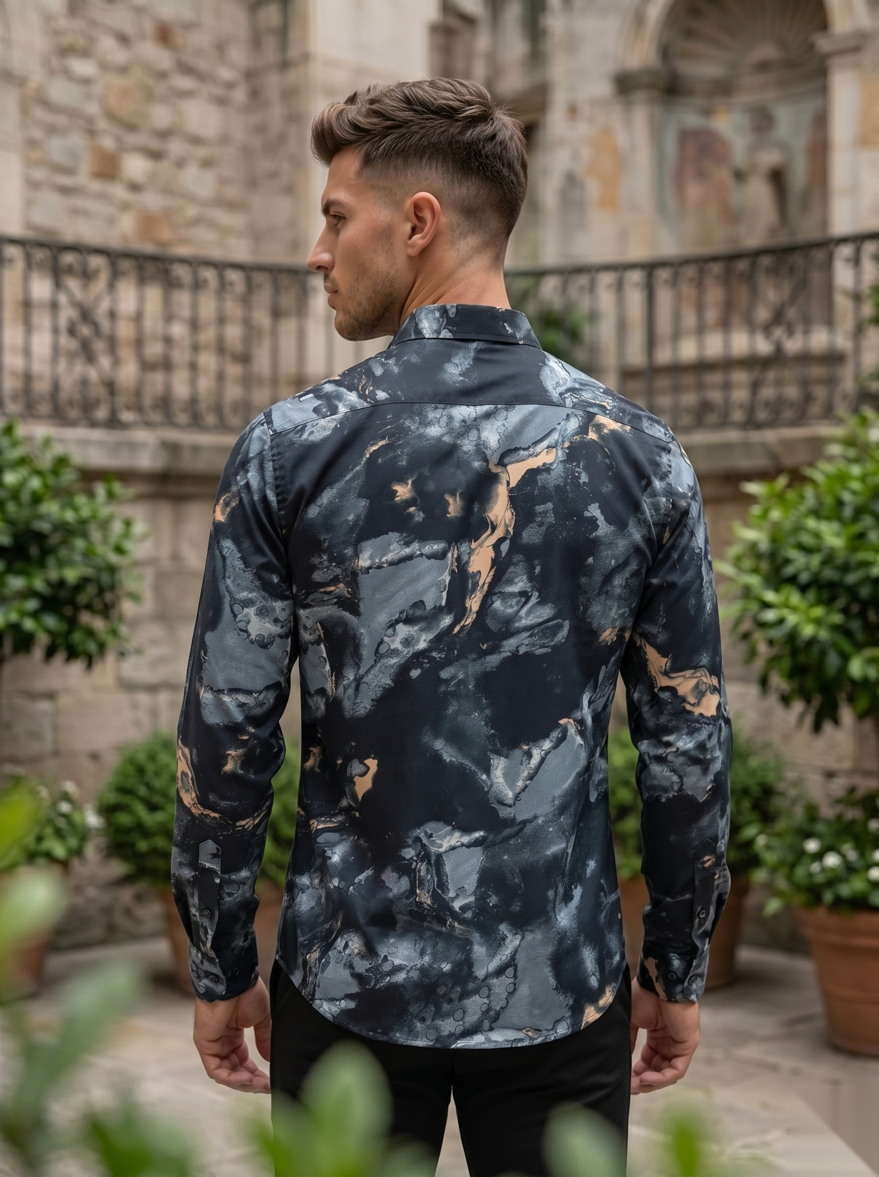 Viscose Printed Shirt - B&G