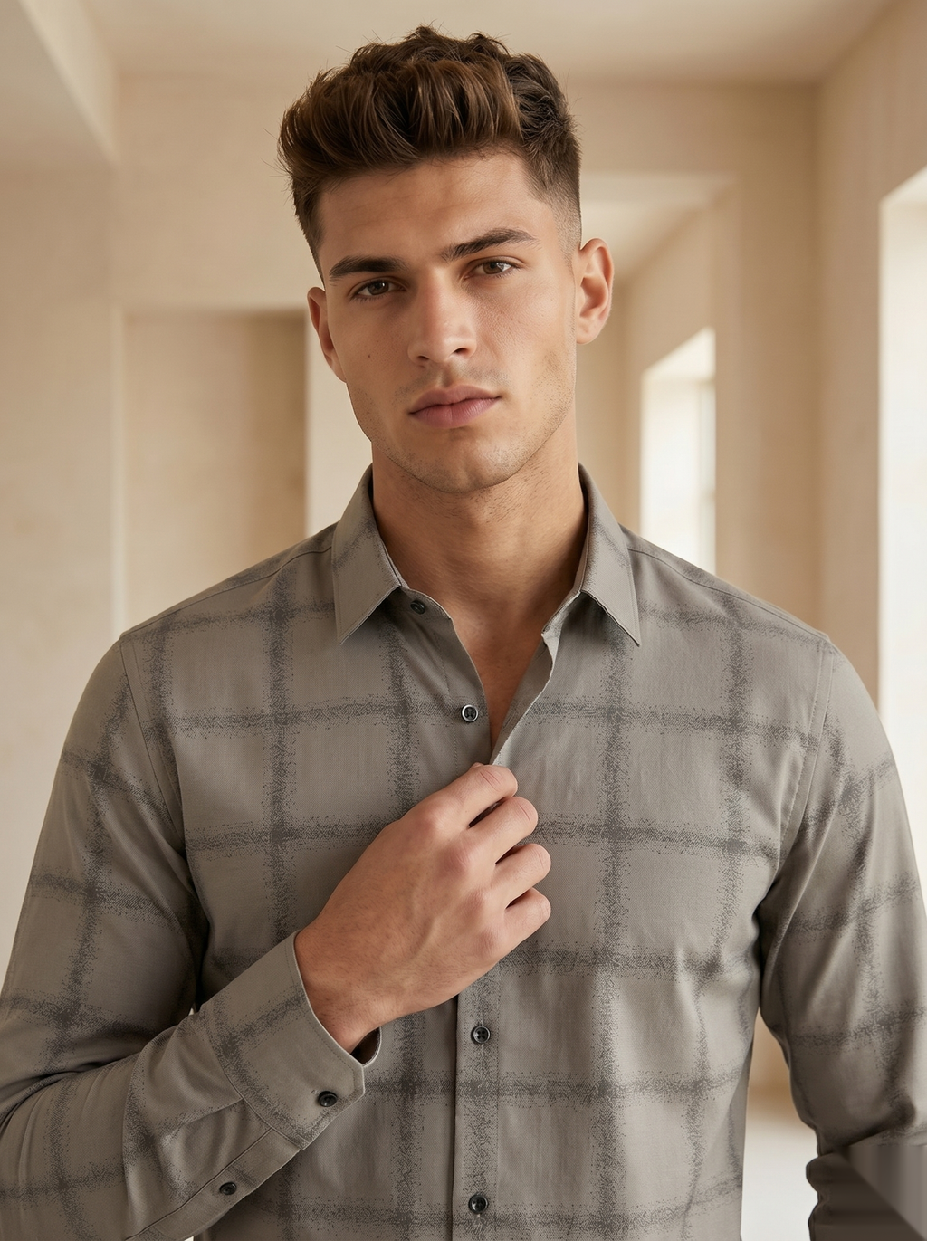 Urban Checked Full Sleeve Shirt