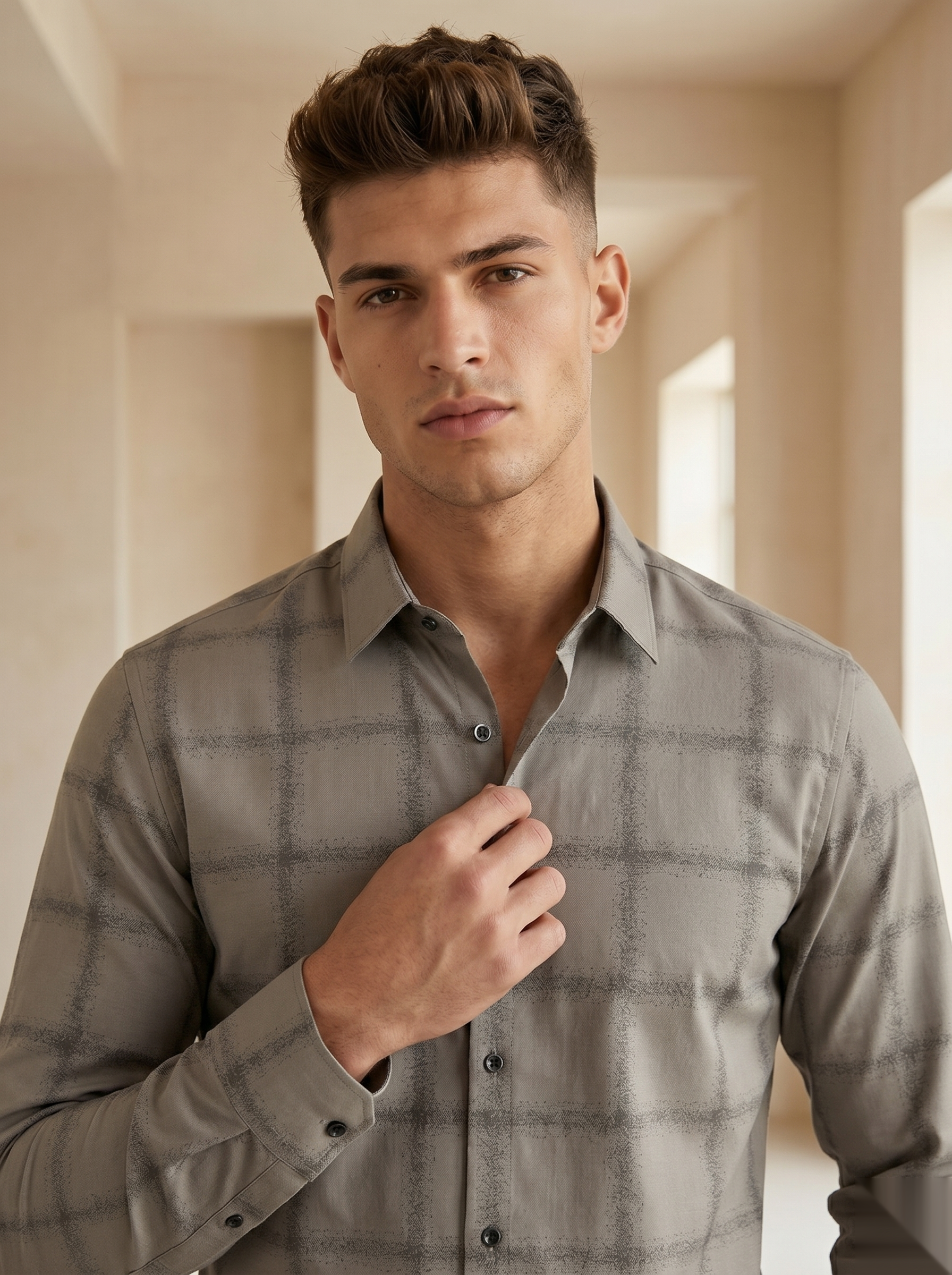 Urban Checked Full Sleeve Shirt