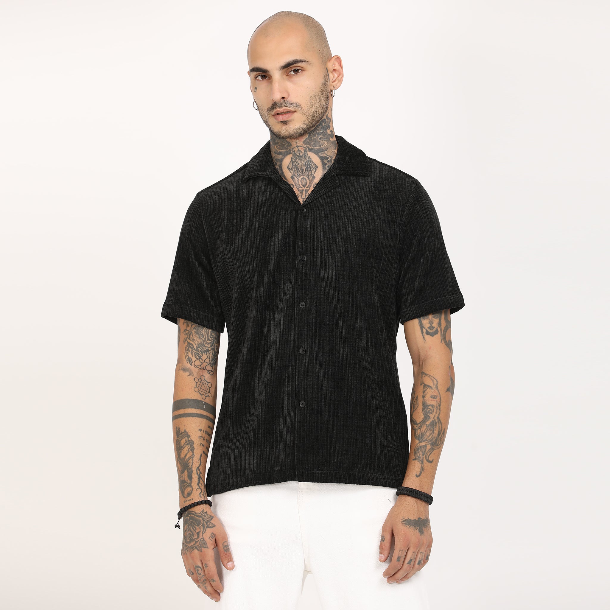 Corduroy Half Sleeve Shirt - Snipes Main image