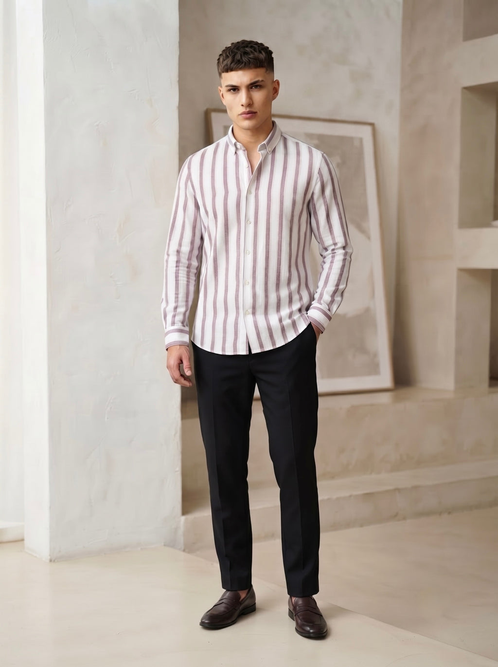 Stripes Linen Shirt