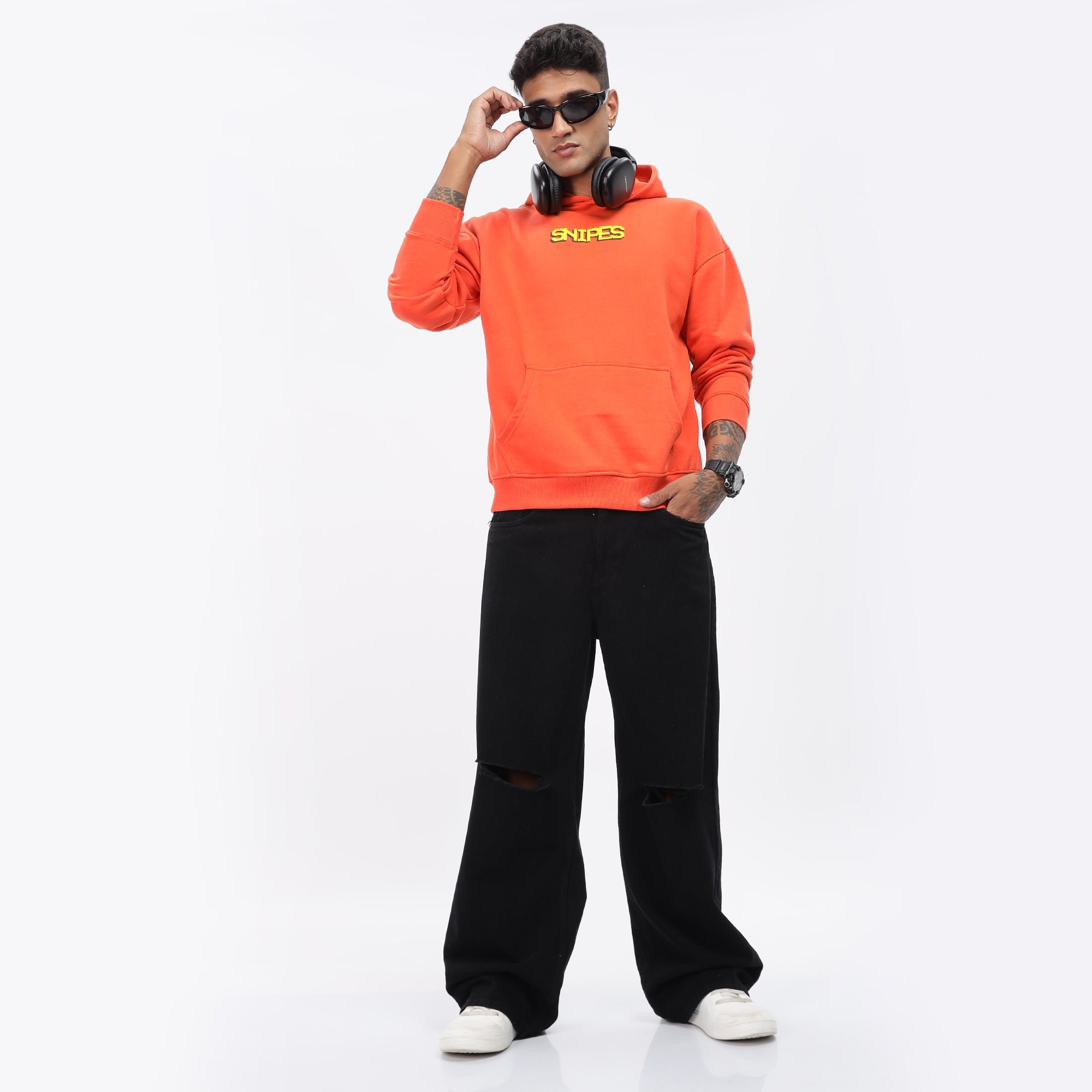 Oversized Puff Printed Hoodies - Snipes