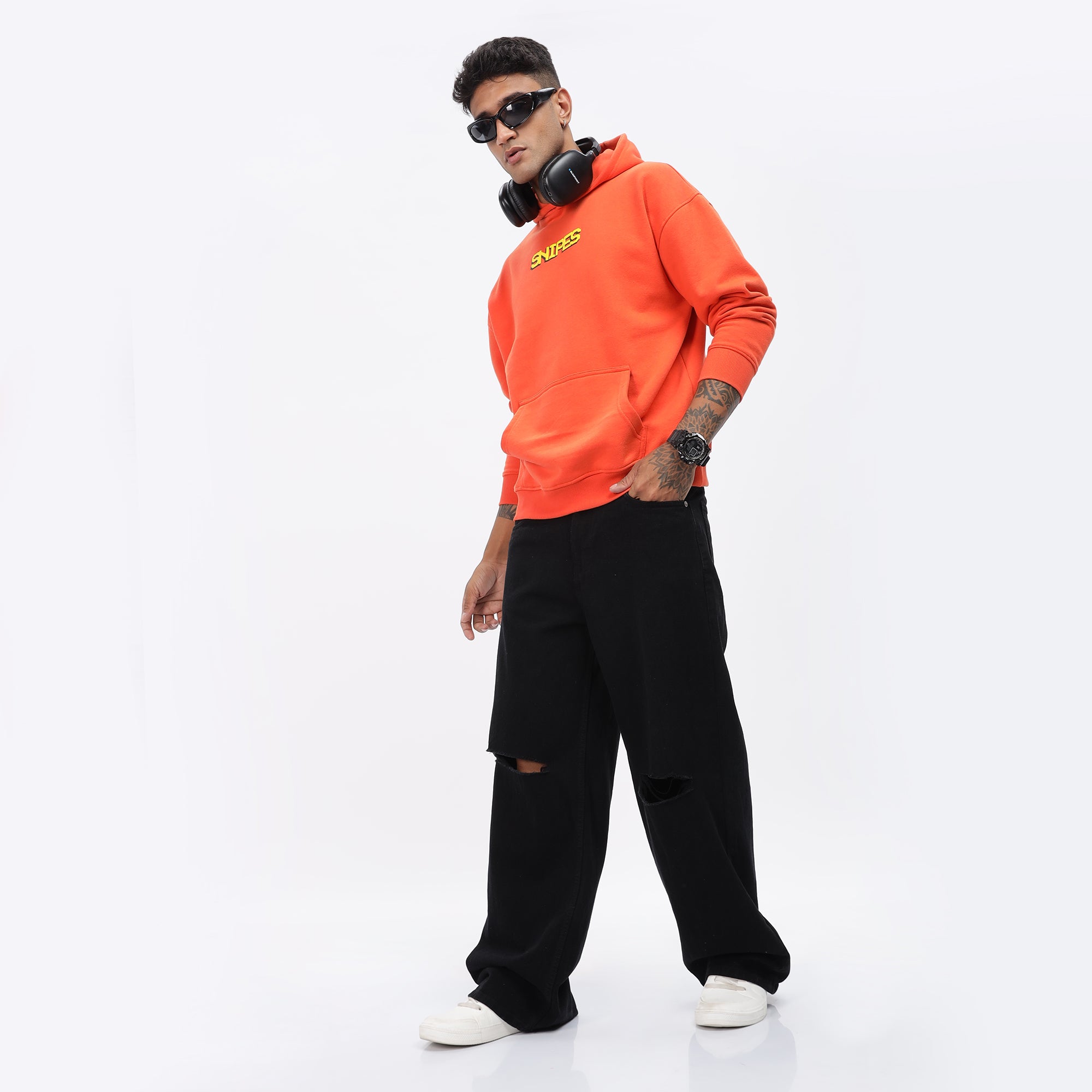 Oversized Puff Printed Hoodies - Snipes