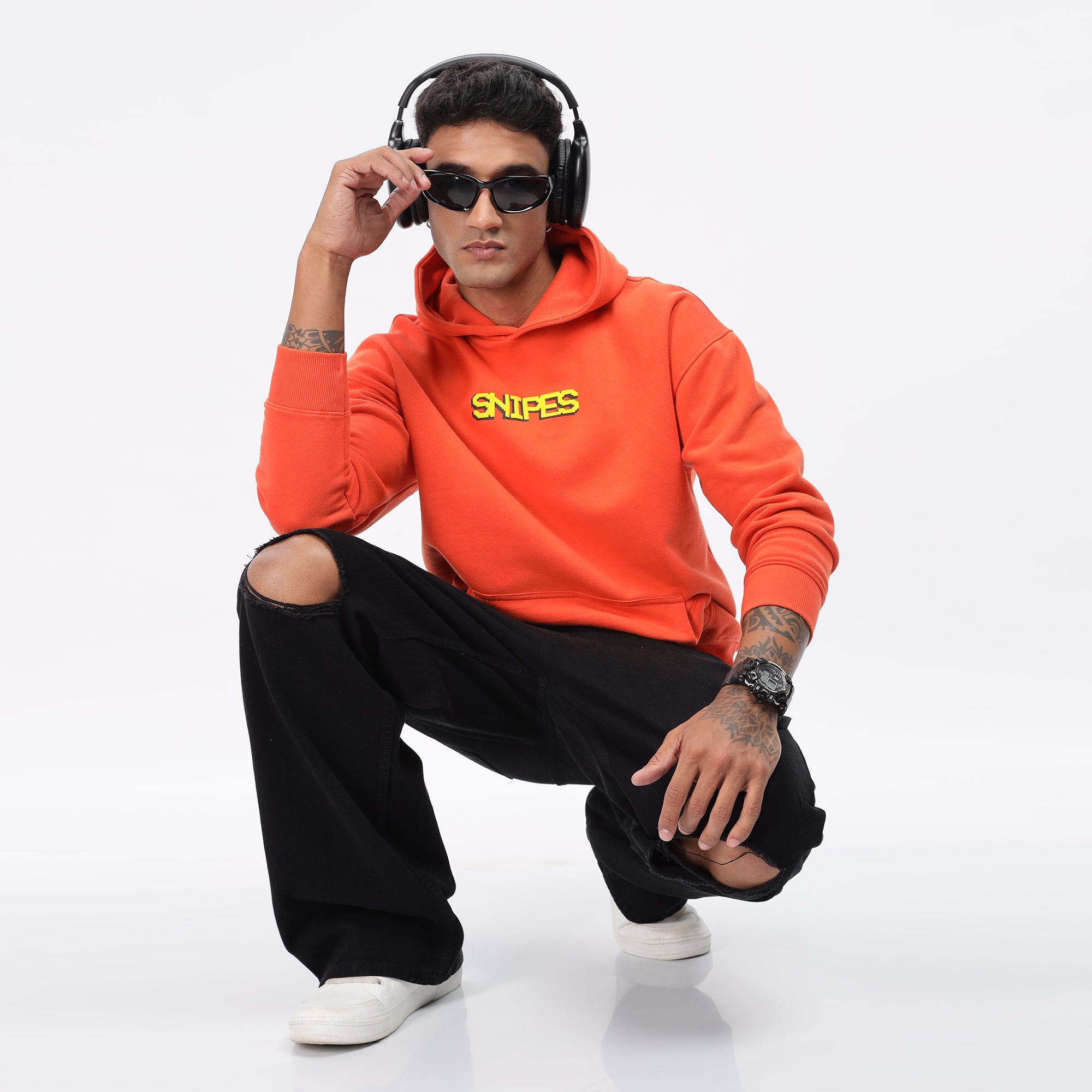Oversized Puff Printed Hoodies - Snipes