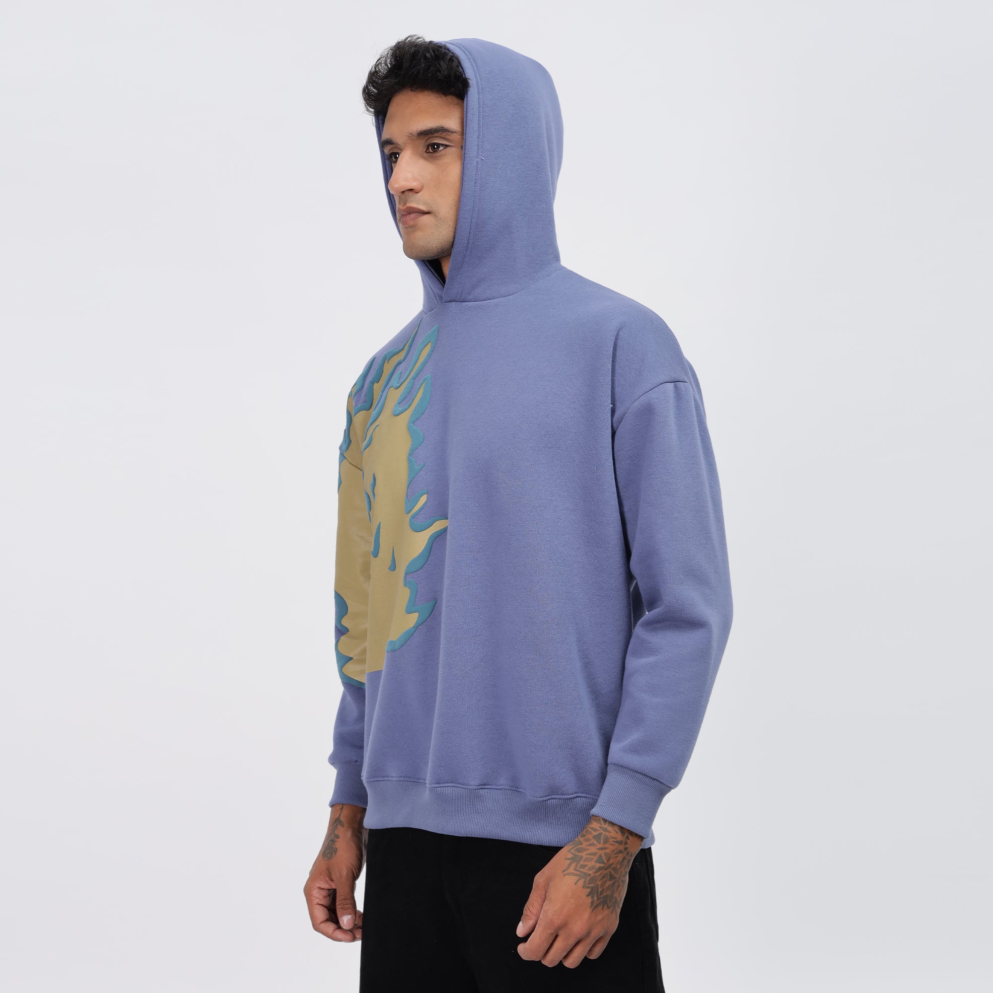 Oversized Puff Printed Hoodies - Snipes