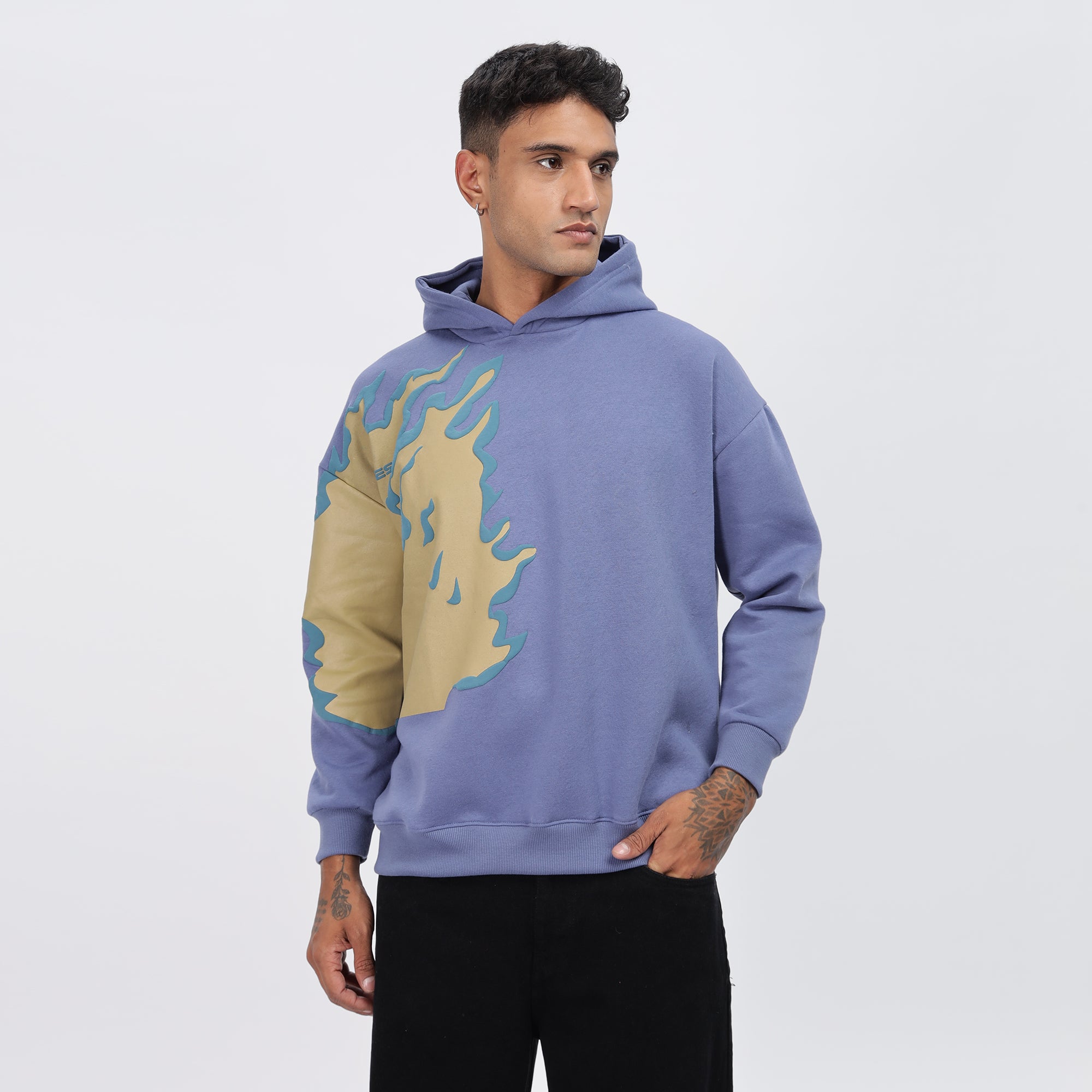 Oversized Puff Printed Hoodies - Snipes