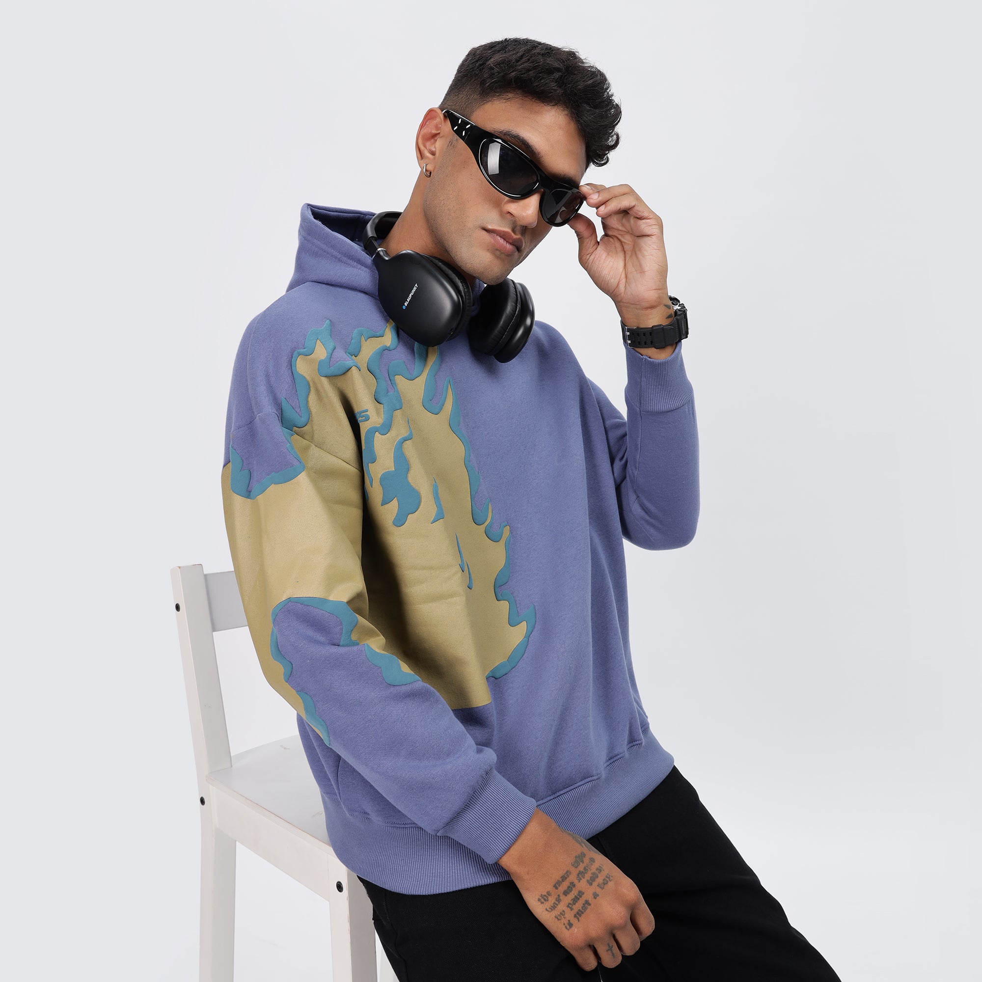 Oversized Puff Printed Hoodies - Snipes