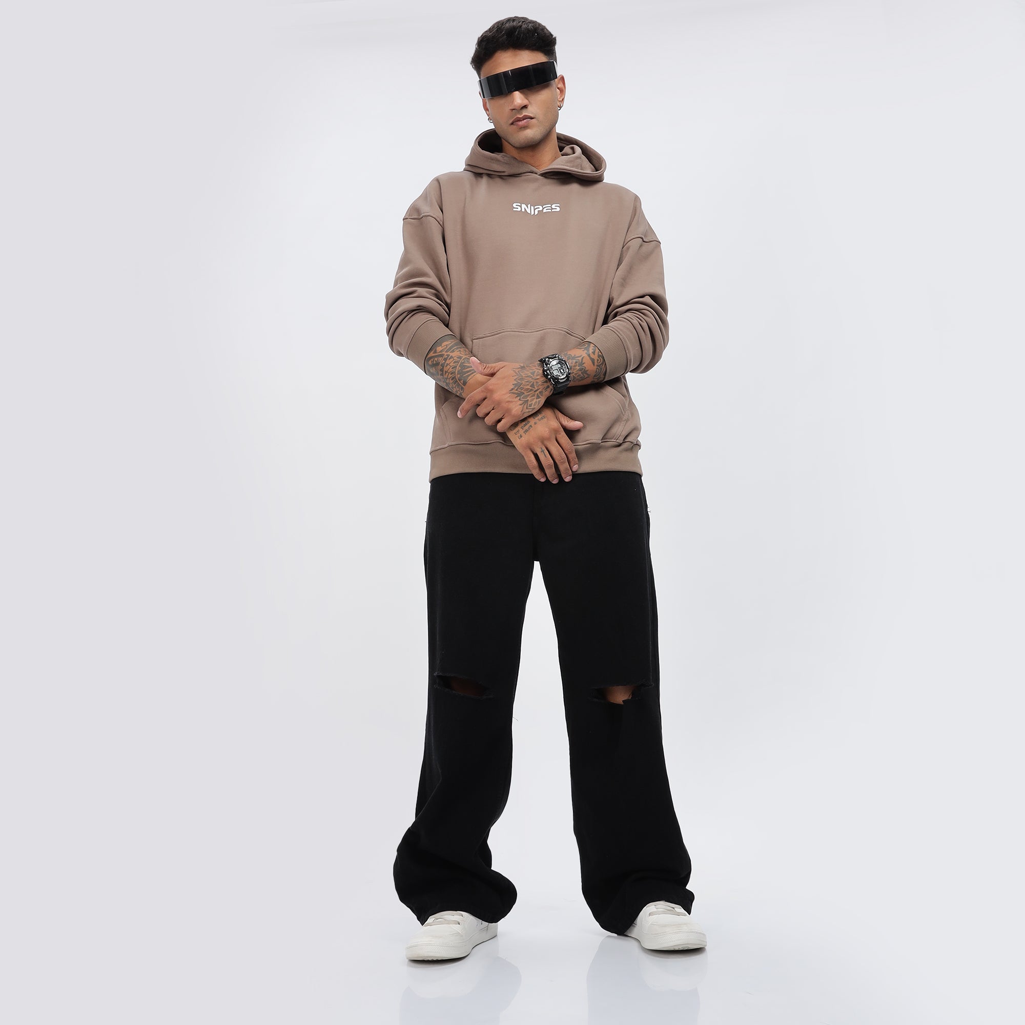 Oversized Puff Printed Hoodies - Snipes