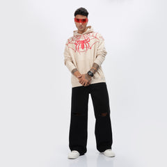 Oversized Puff Printed Hoodies