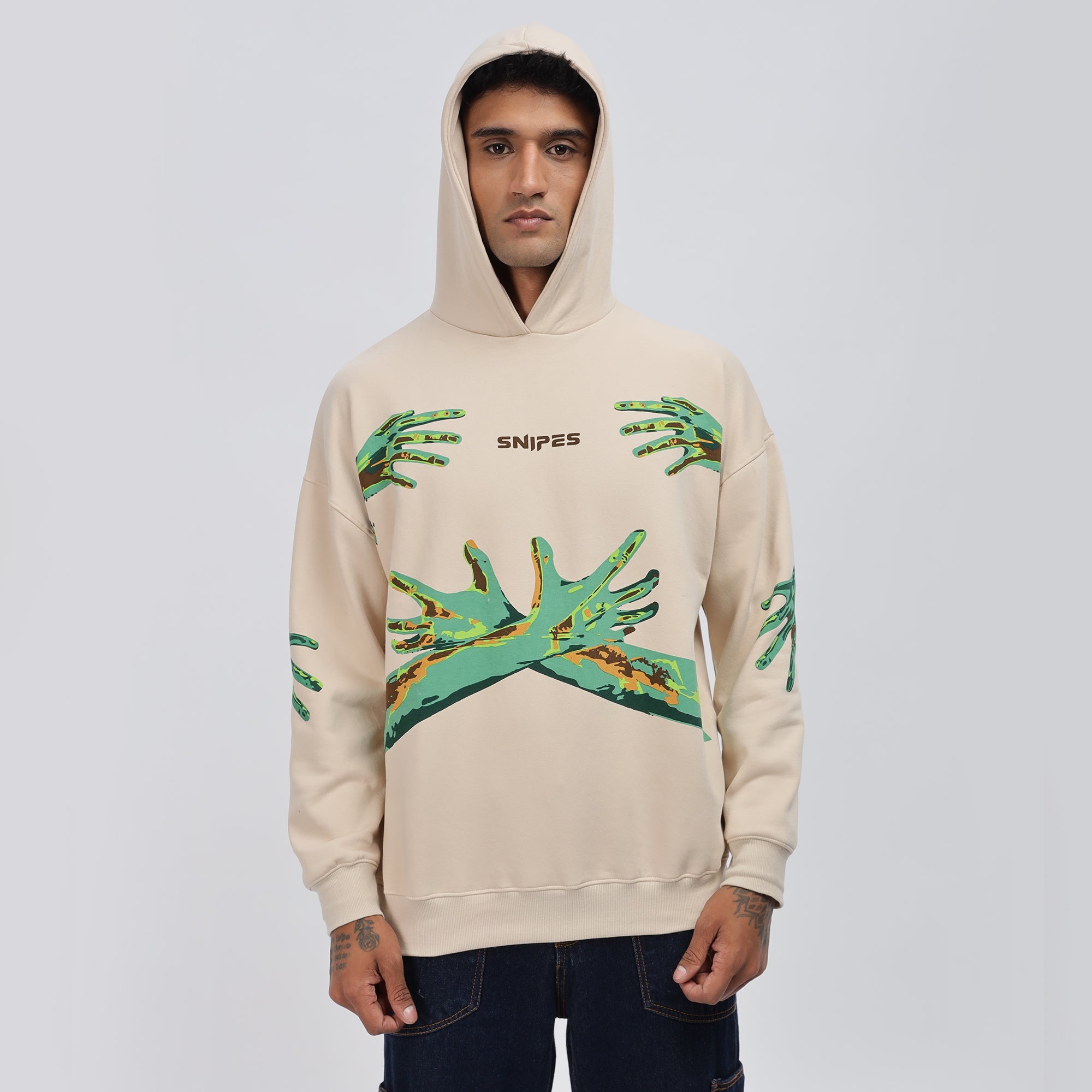 Oversized Puff Printed Hoodies - Snipes