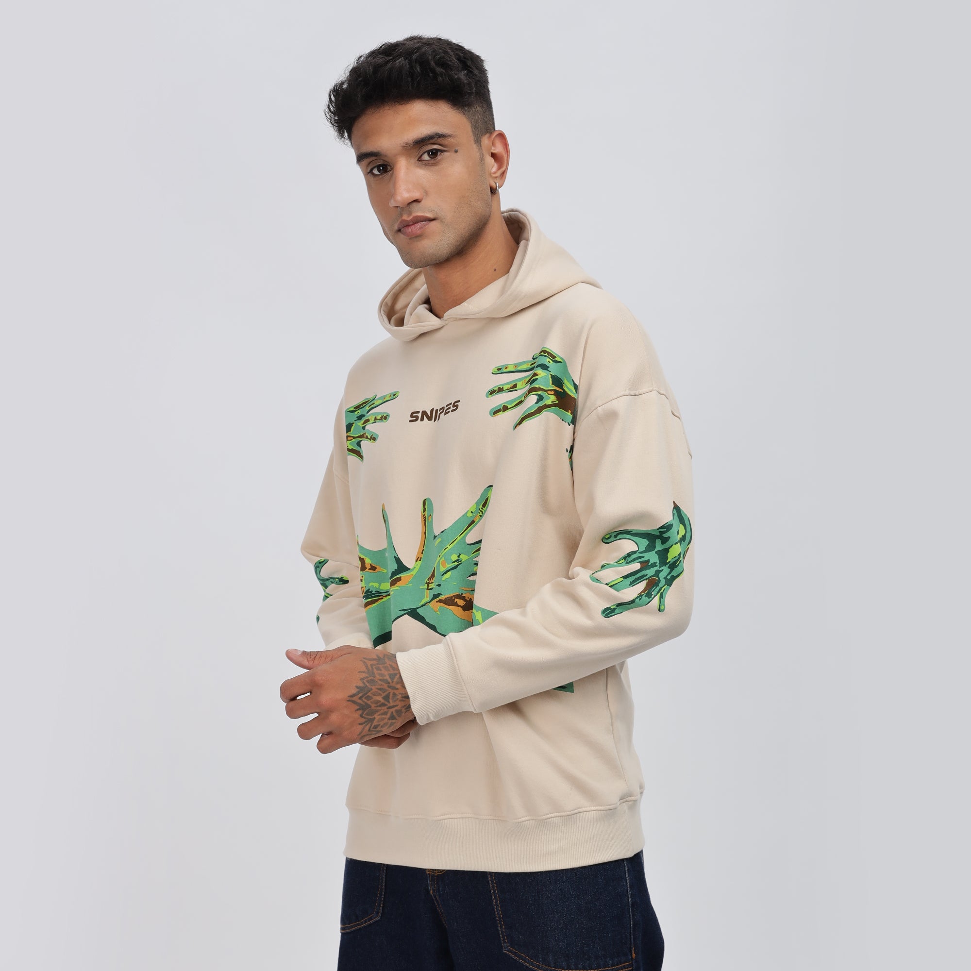 Oversized Puff Printed Hoodies - Snipes