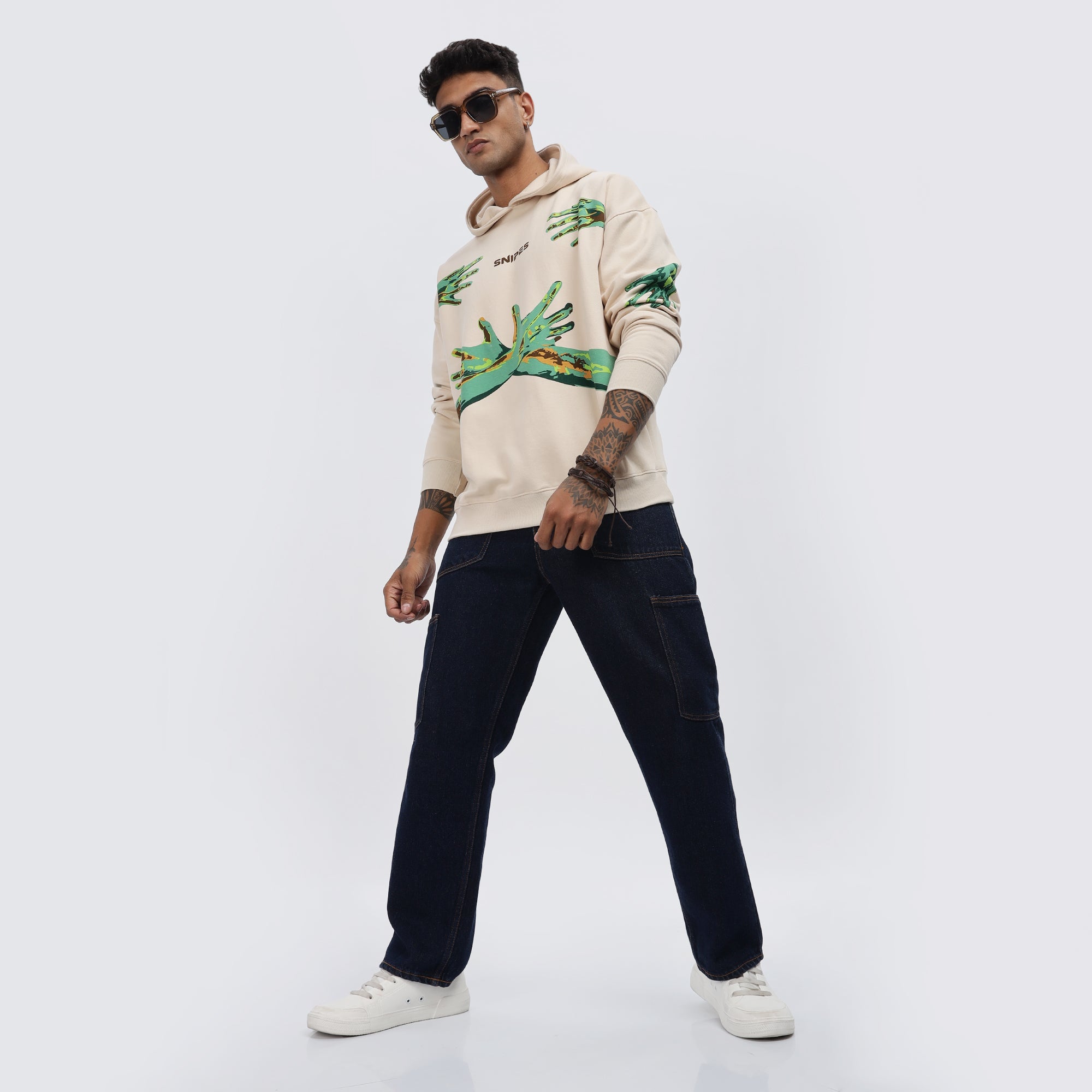 Oversized Puff Printed Hoodies - Snipes