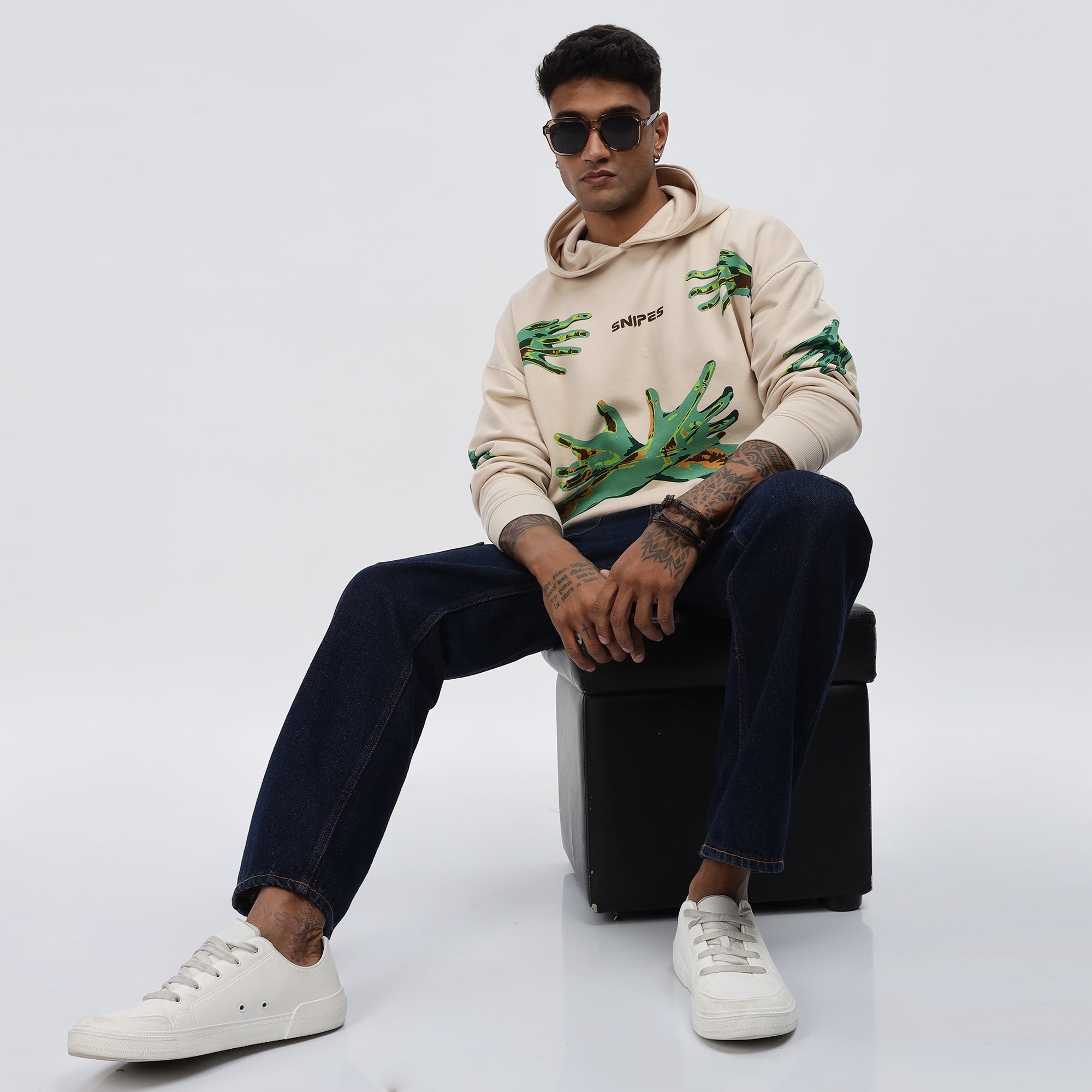 Oversized Puff Printed Hoodies - Snipes