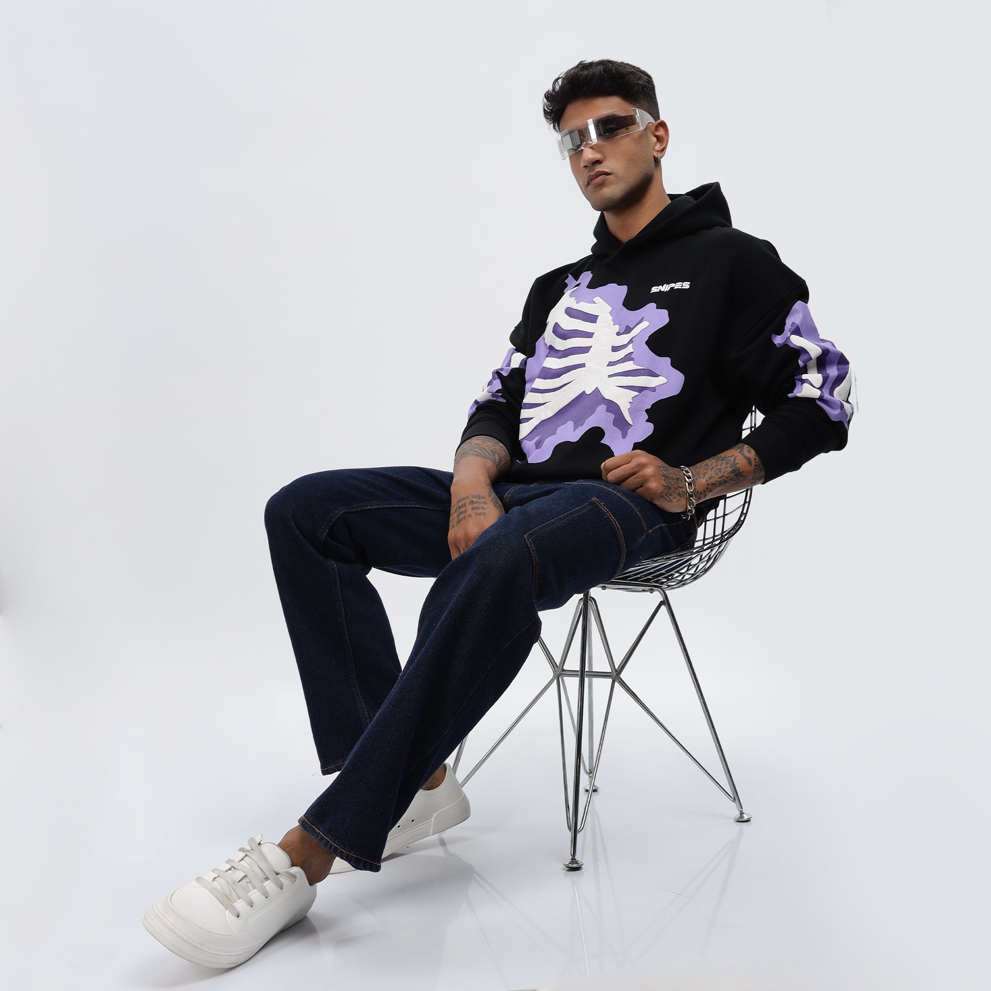 Oversized Puff Printed Hoodies - Snipes
