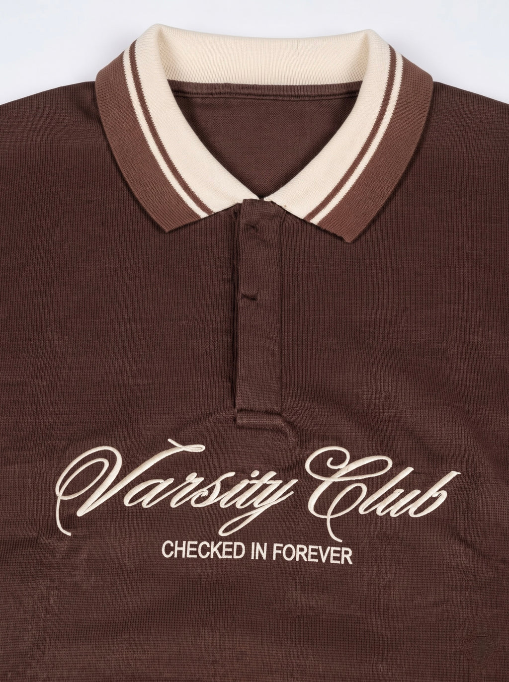 Men’s Varsity Club Full Sleeve Polo Sweatshirt