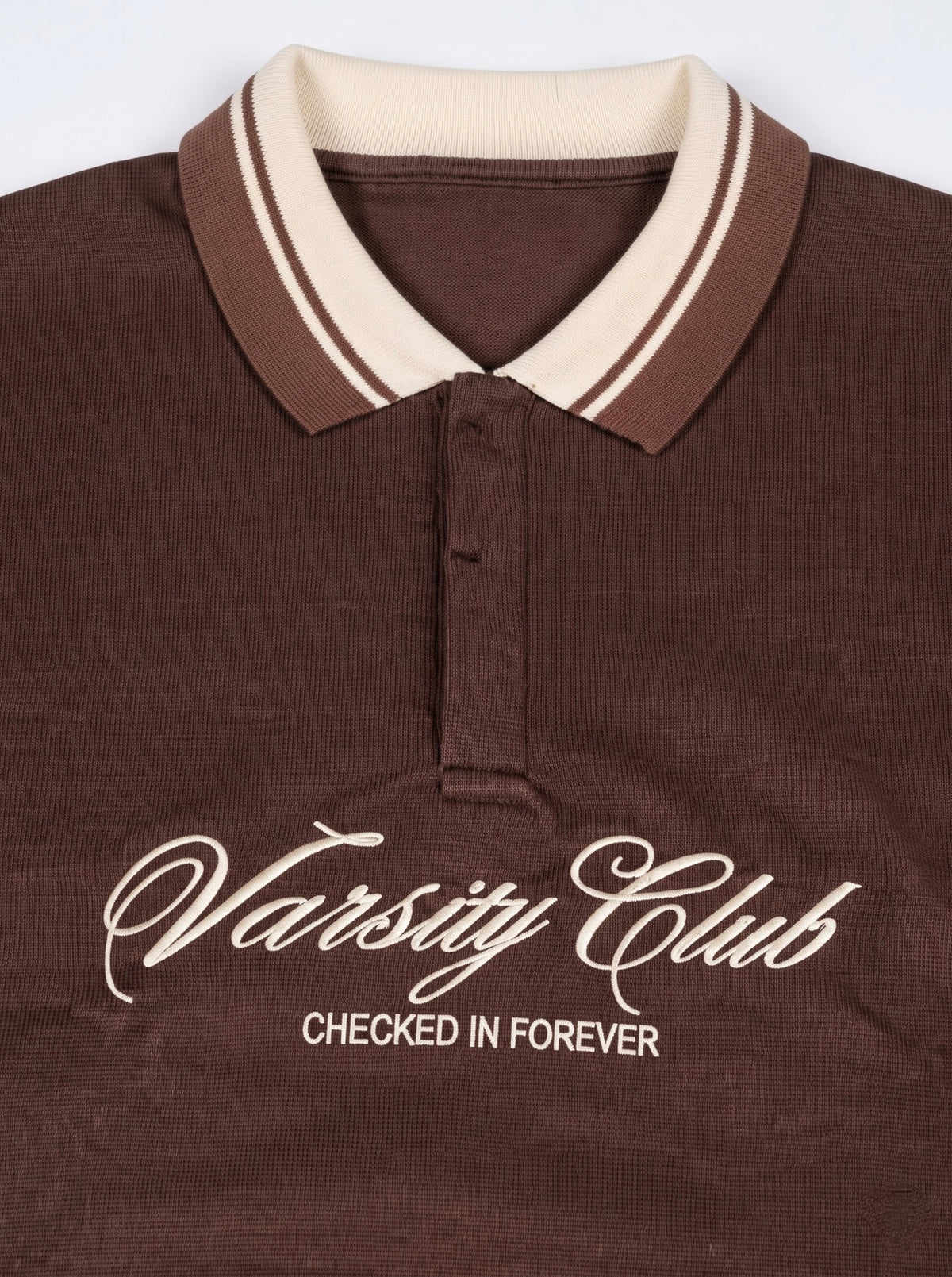 Men’s Varsity Club Full Sleeve Polo Sweatshirt