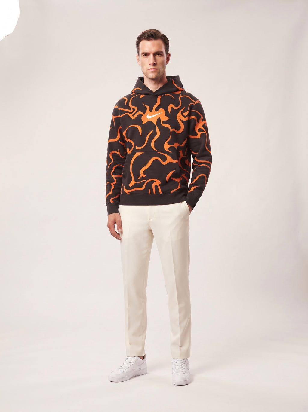 Men’s Graphic Print Pullover Hoodie