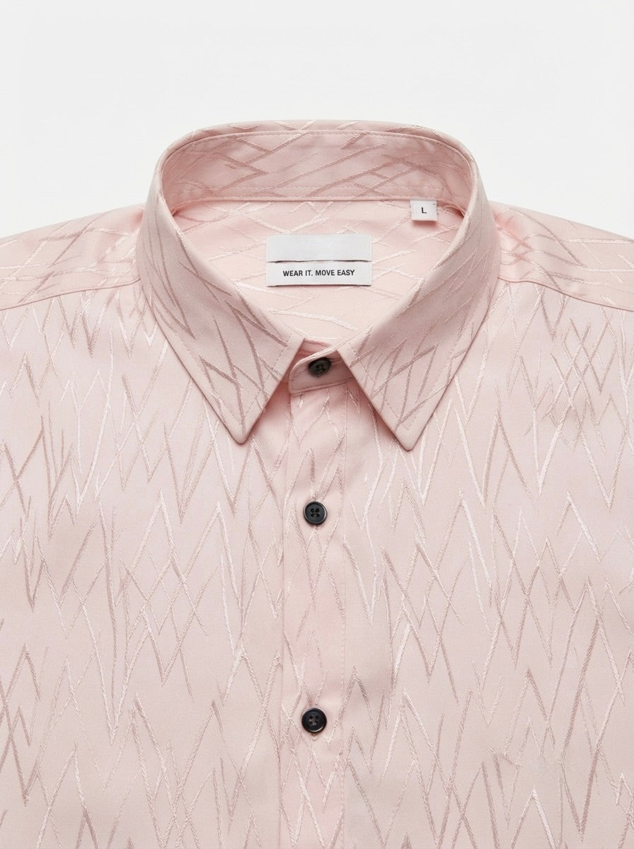Men’s Cross Stripes Party Wear Shirt