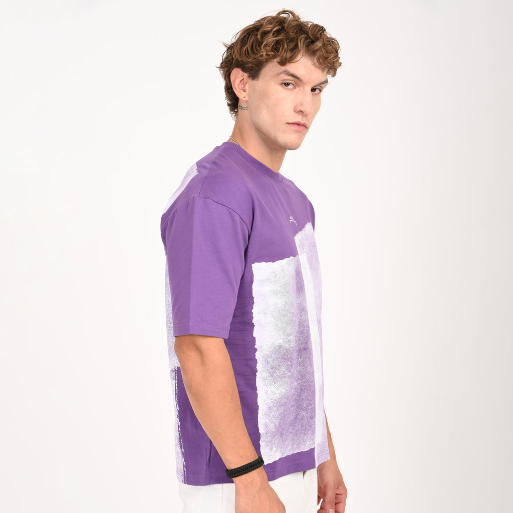 Distressed Print Oversized T-Shirt - Snipes