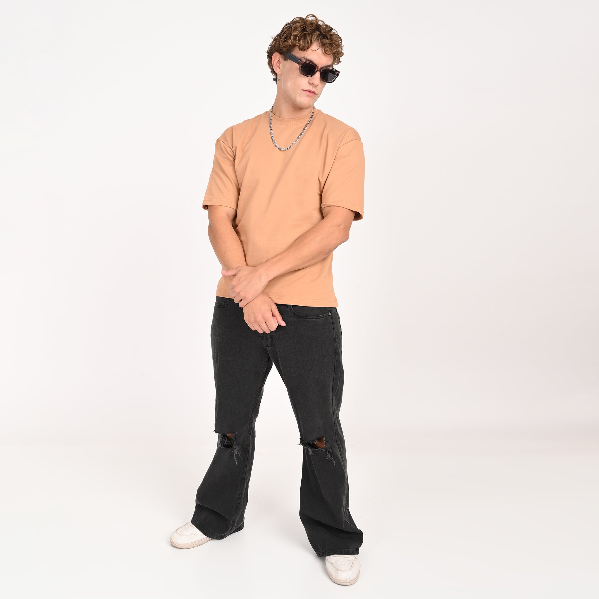 Premium Plain Oversized T-shirt - Snipes