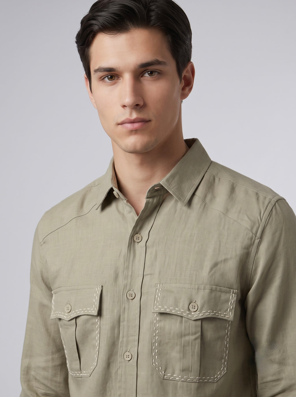 Men’s Four-Pocket Utility Shirt