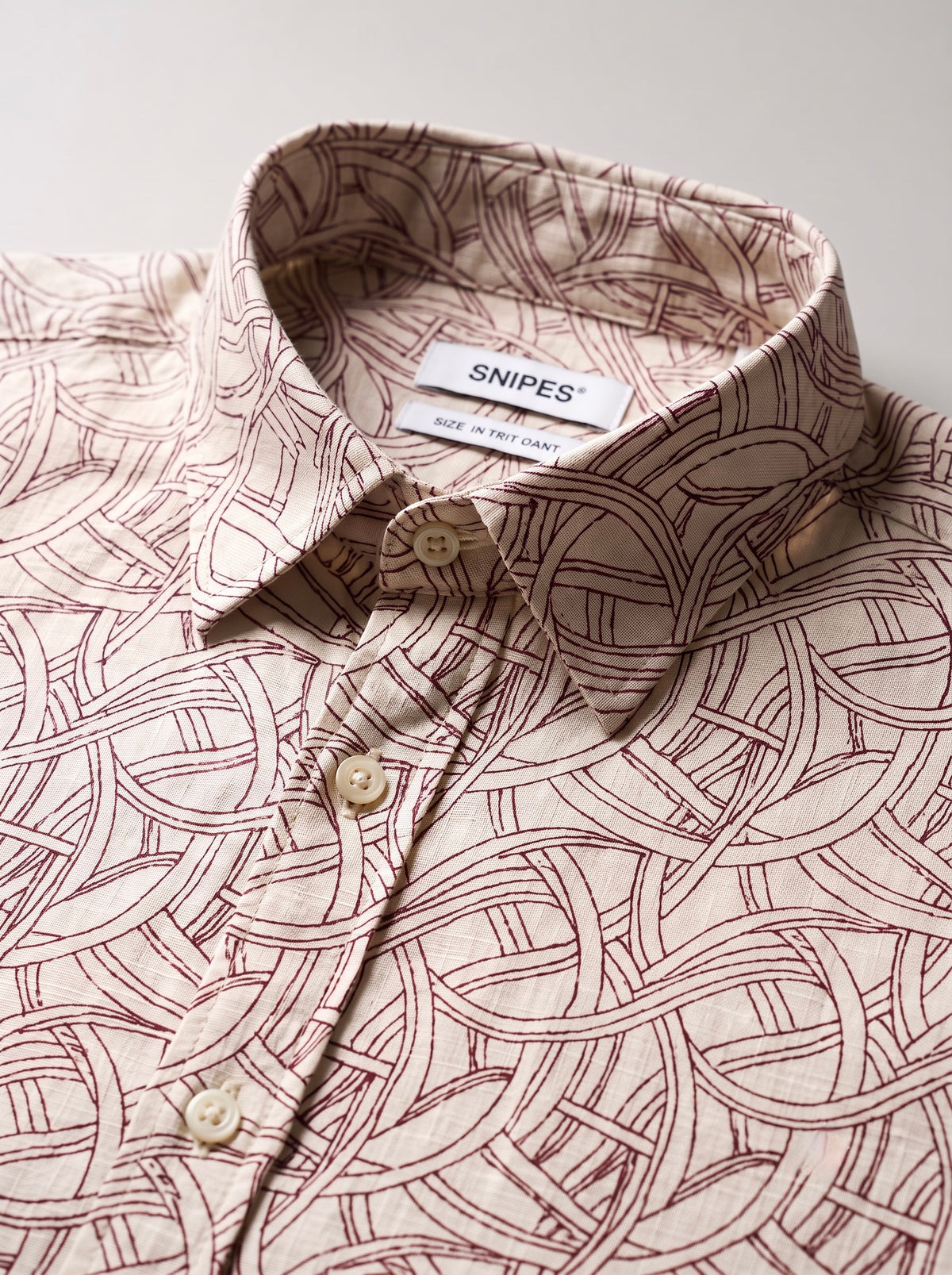Men’s Interlaced Print Full Sleeve Shirt