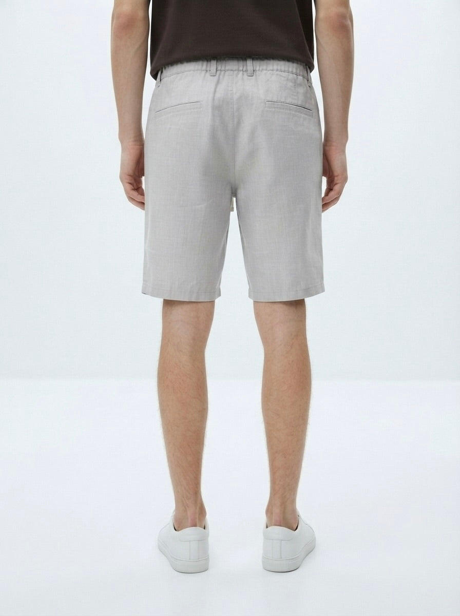 Men’s Drawstring Linen Casual Shorts