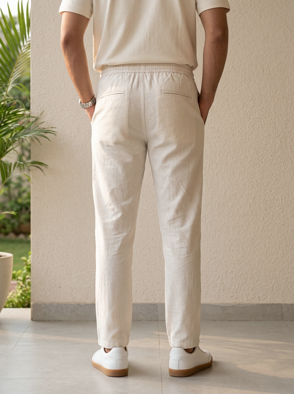 White Linen Pants