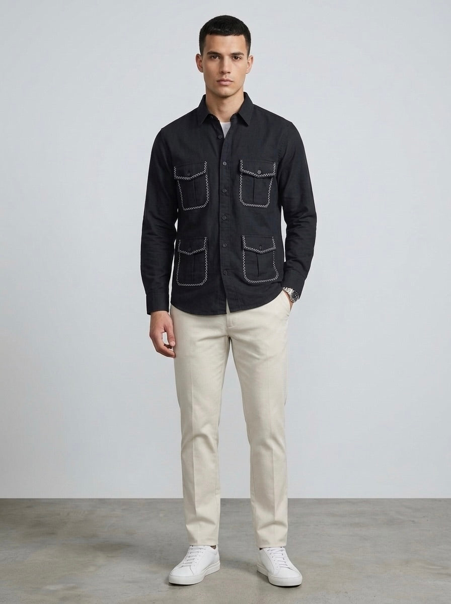 Men’s Four-Pocket Utility Shirt