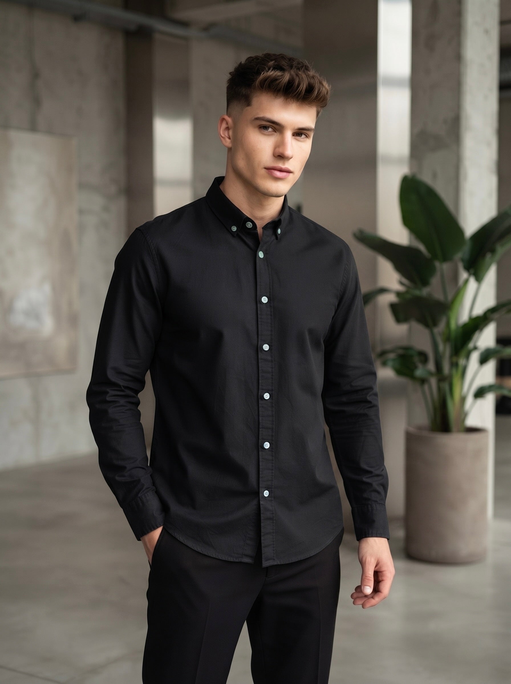 Elbow-Patch Shirts