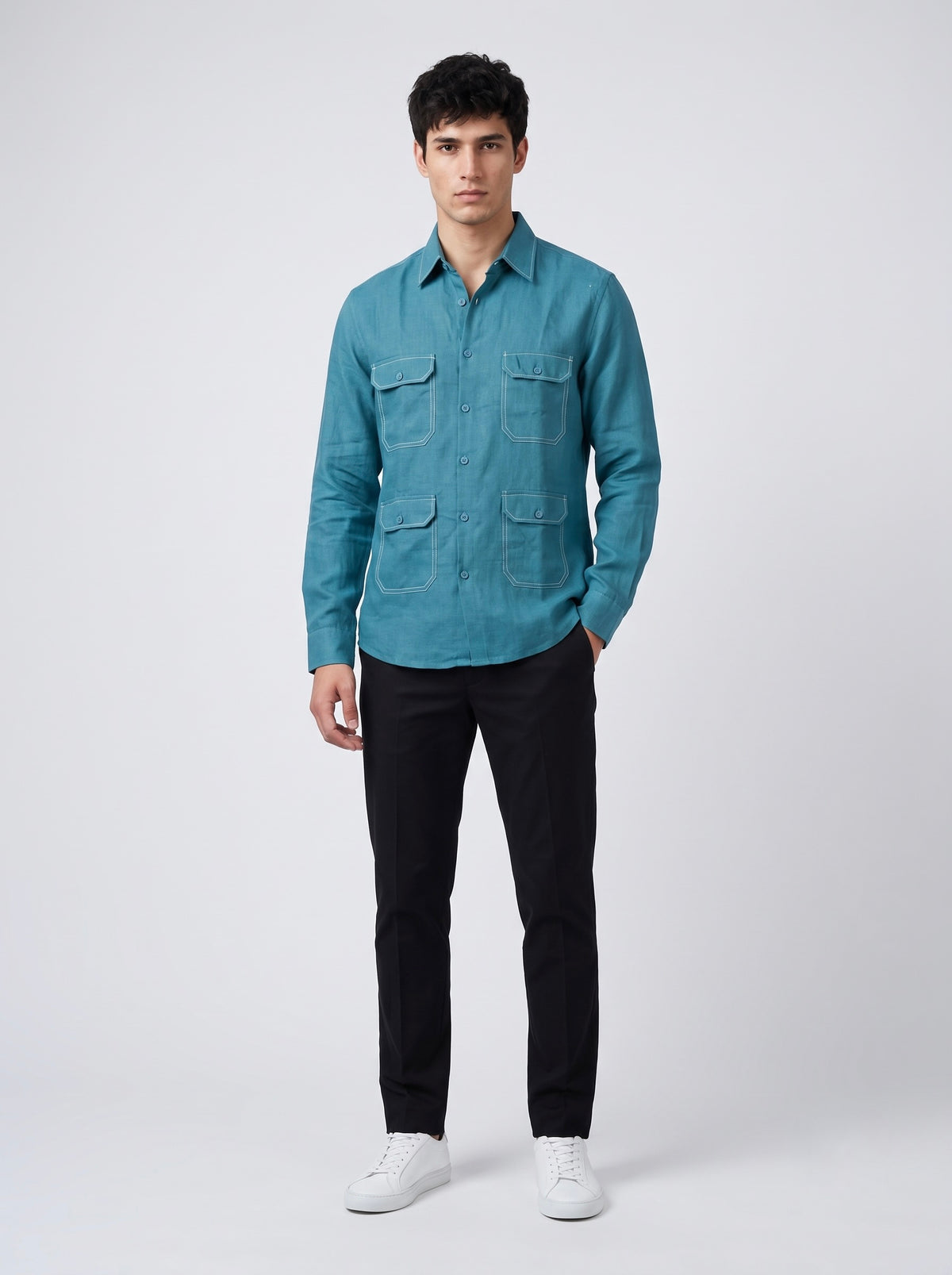 Men’s Four-Pocket Utility Shirt