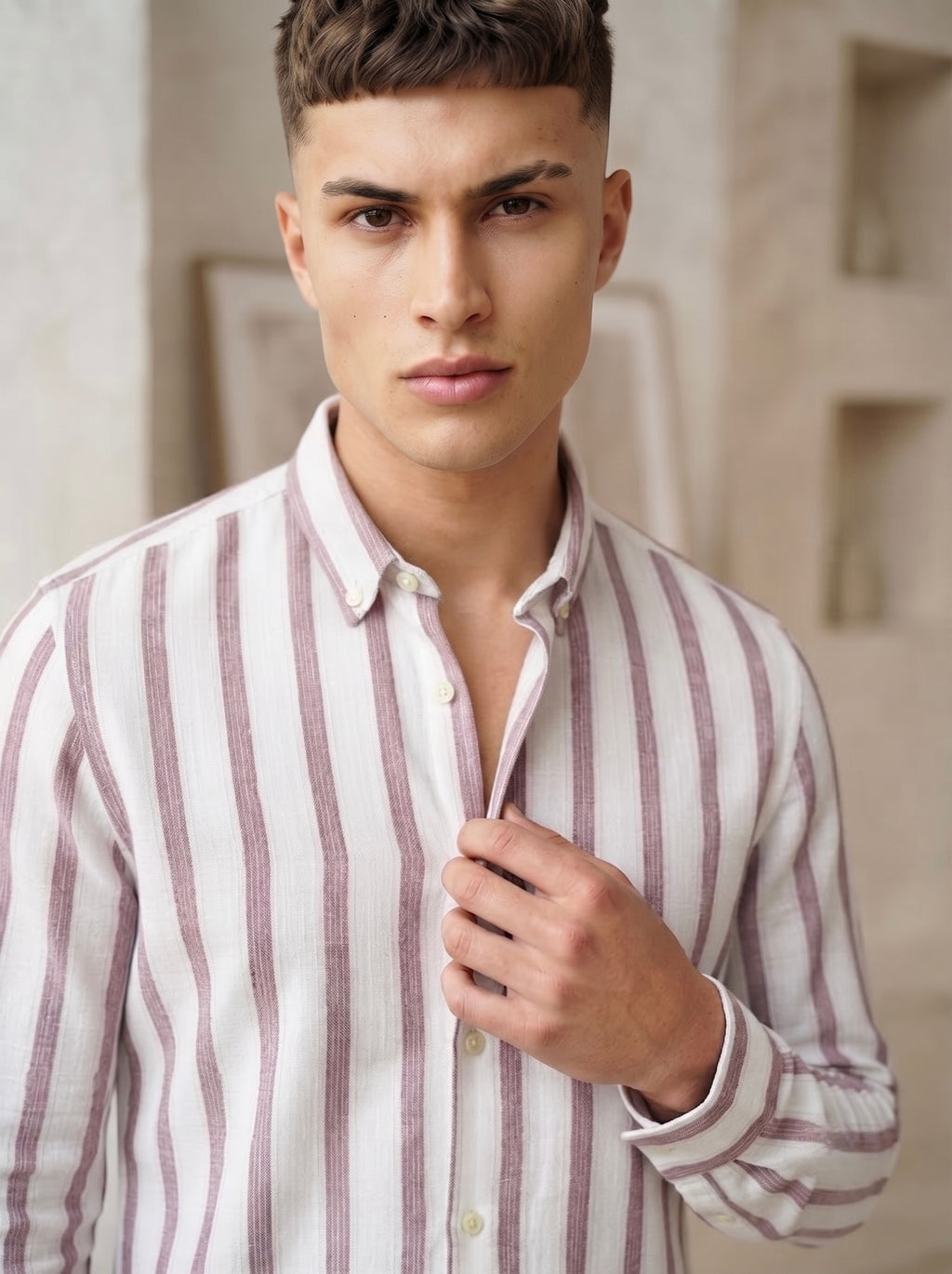Stripes Linen Shirt
