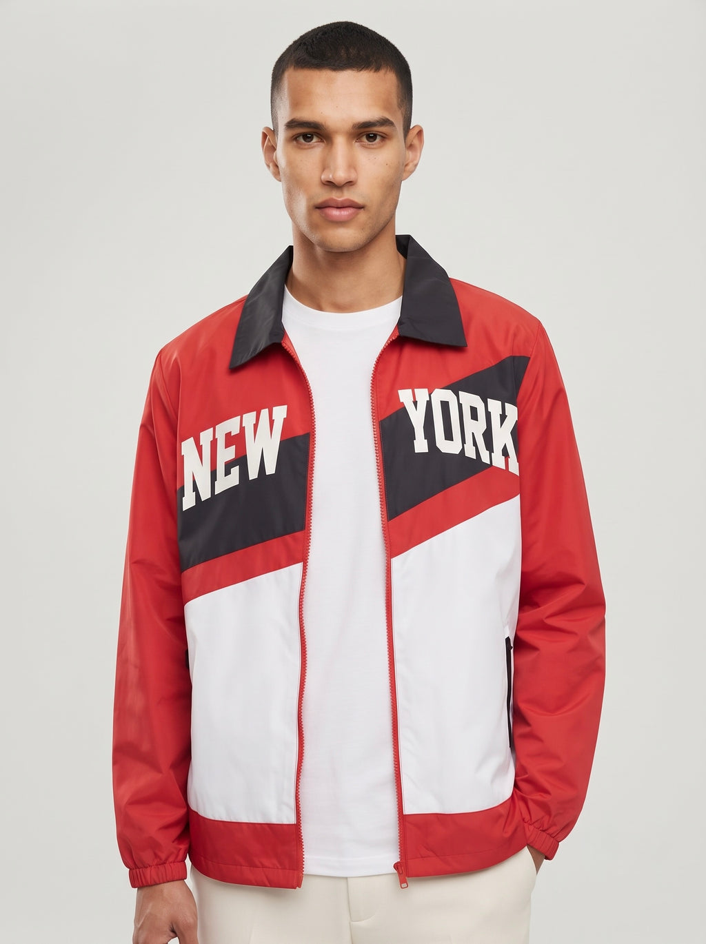 Men’s New York Graphic Zip-Up Jacket