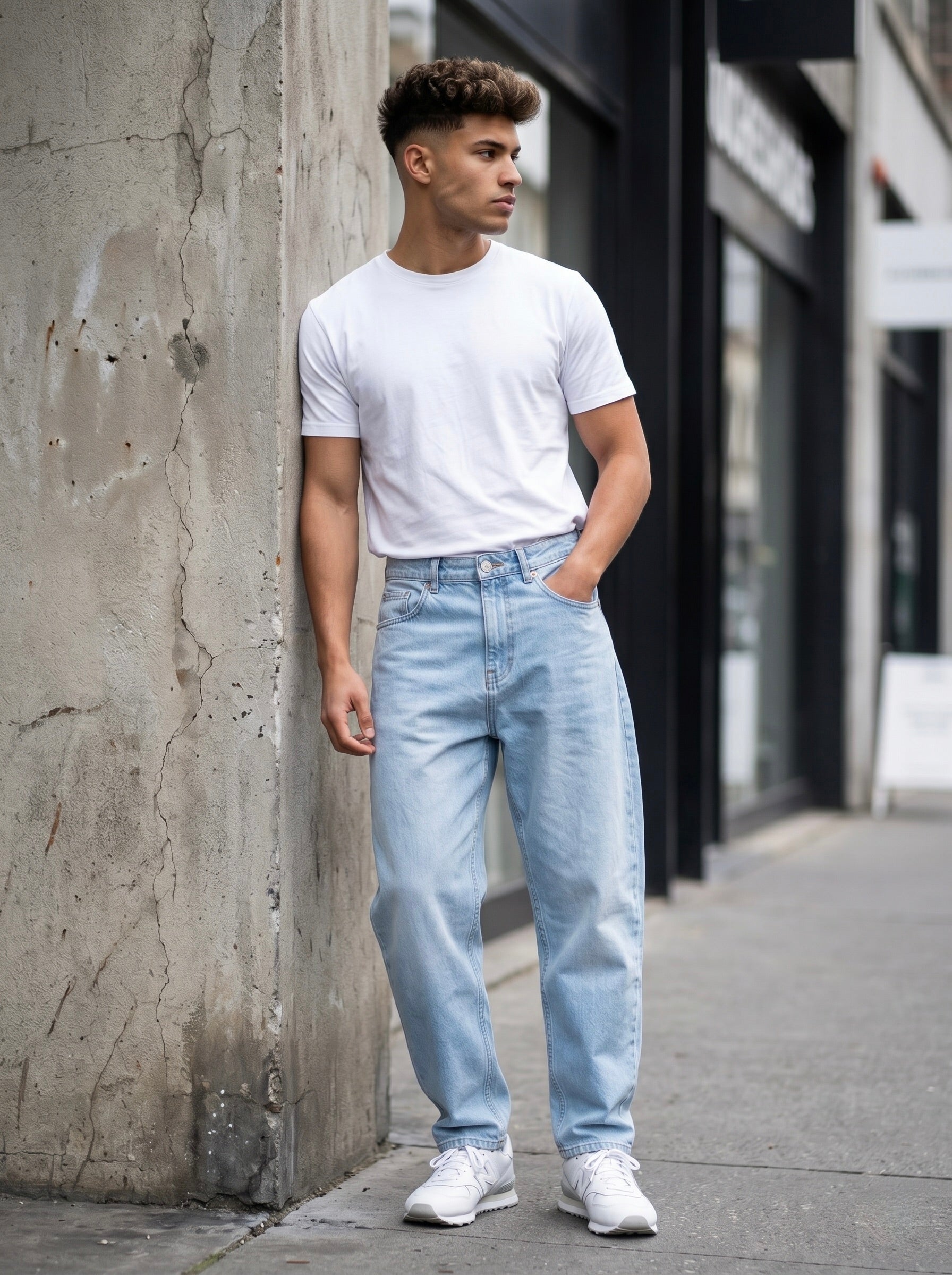 Barrel-Fit Jeans