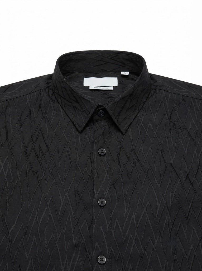 Men’s Cross Stripes Party Wear Shirt