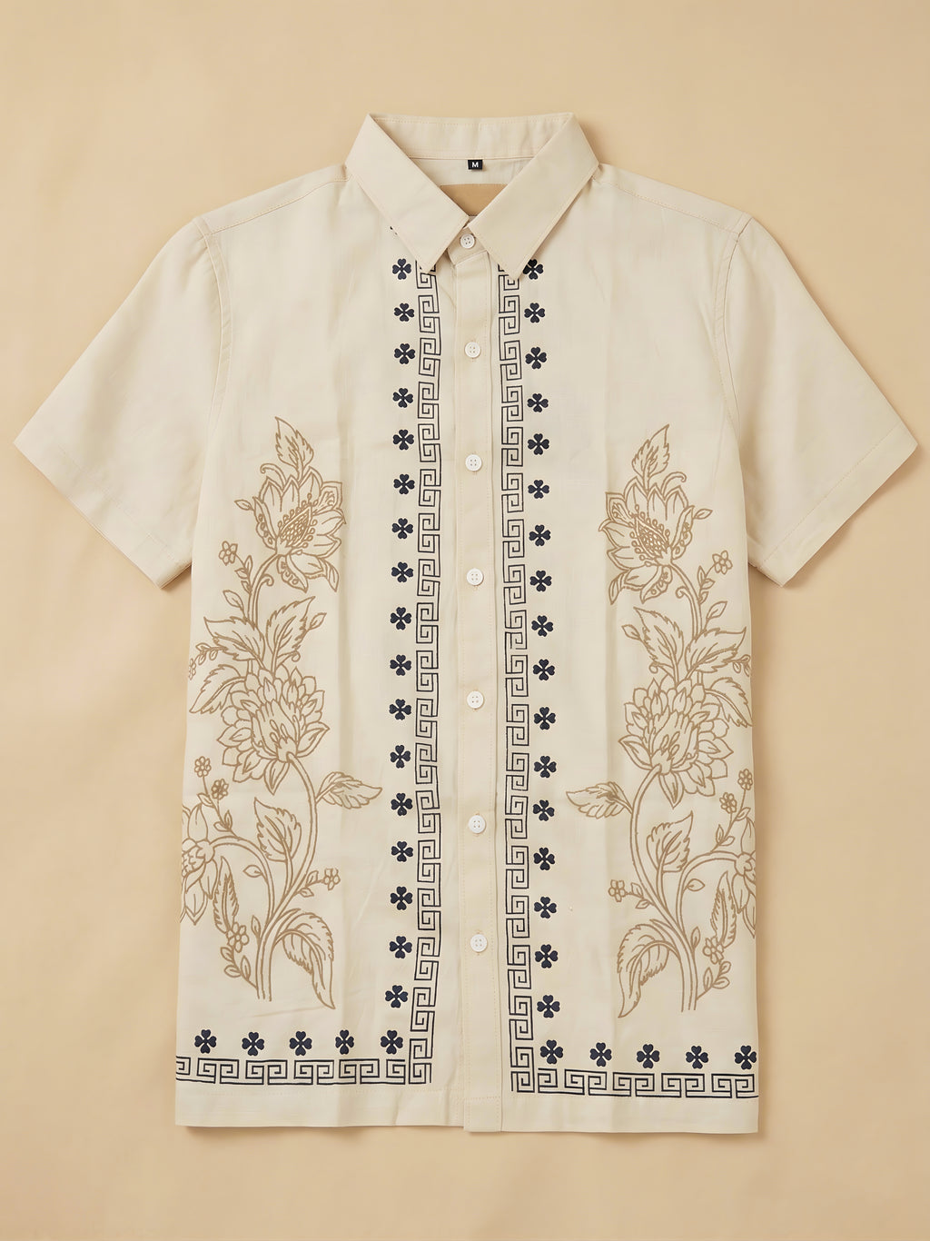 Snipes embroidery print shirt featuring a short-sleeve design with colorful embroidery and casual fit.