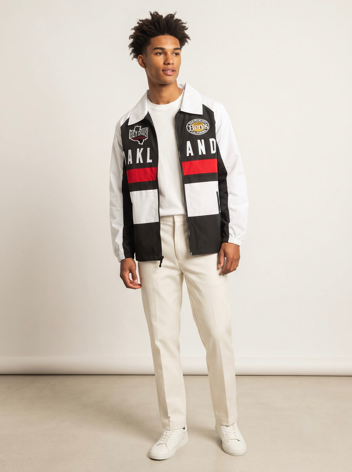 Men’s Zip-Up Streetwear Jacket