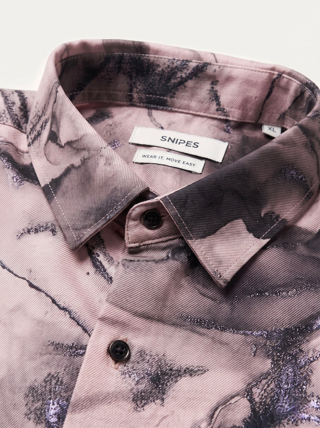 Men’s Abstract Marble Foil Print Full Sleeve Shirt